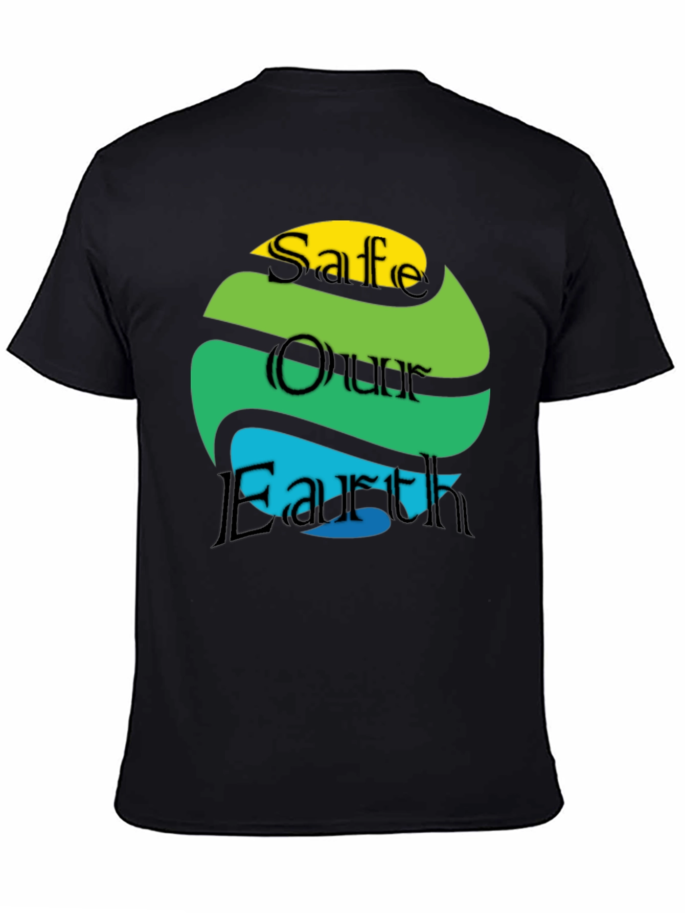 Save Our Earth Graphic Tee - Black