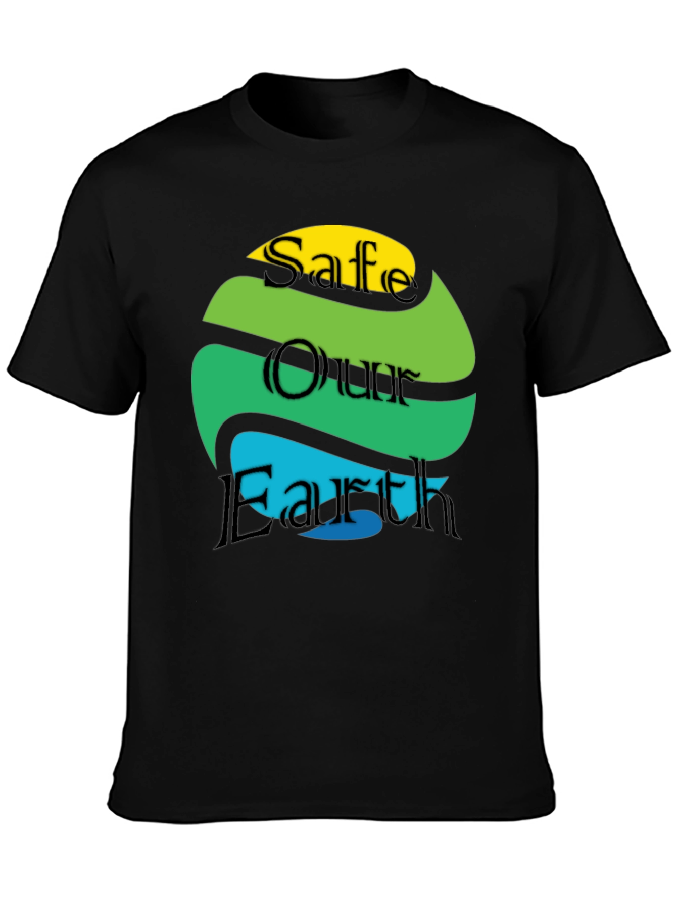 Save Our Earth Graphic Tee - Black