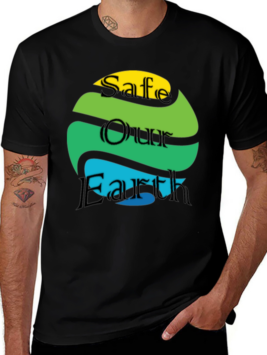 Save Our Earth Graphic Tee - Black