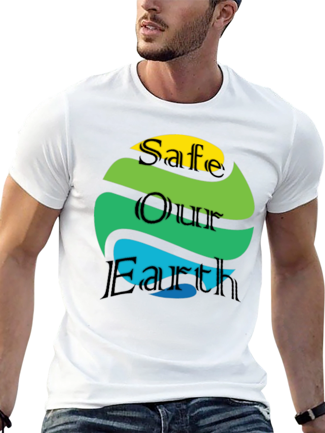 Save Our Earth Graphic Tee - Black