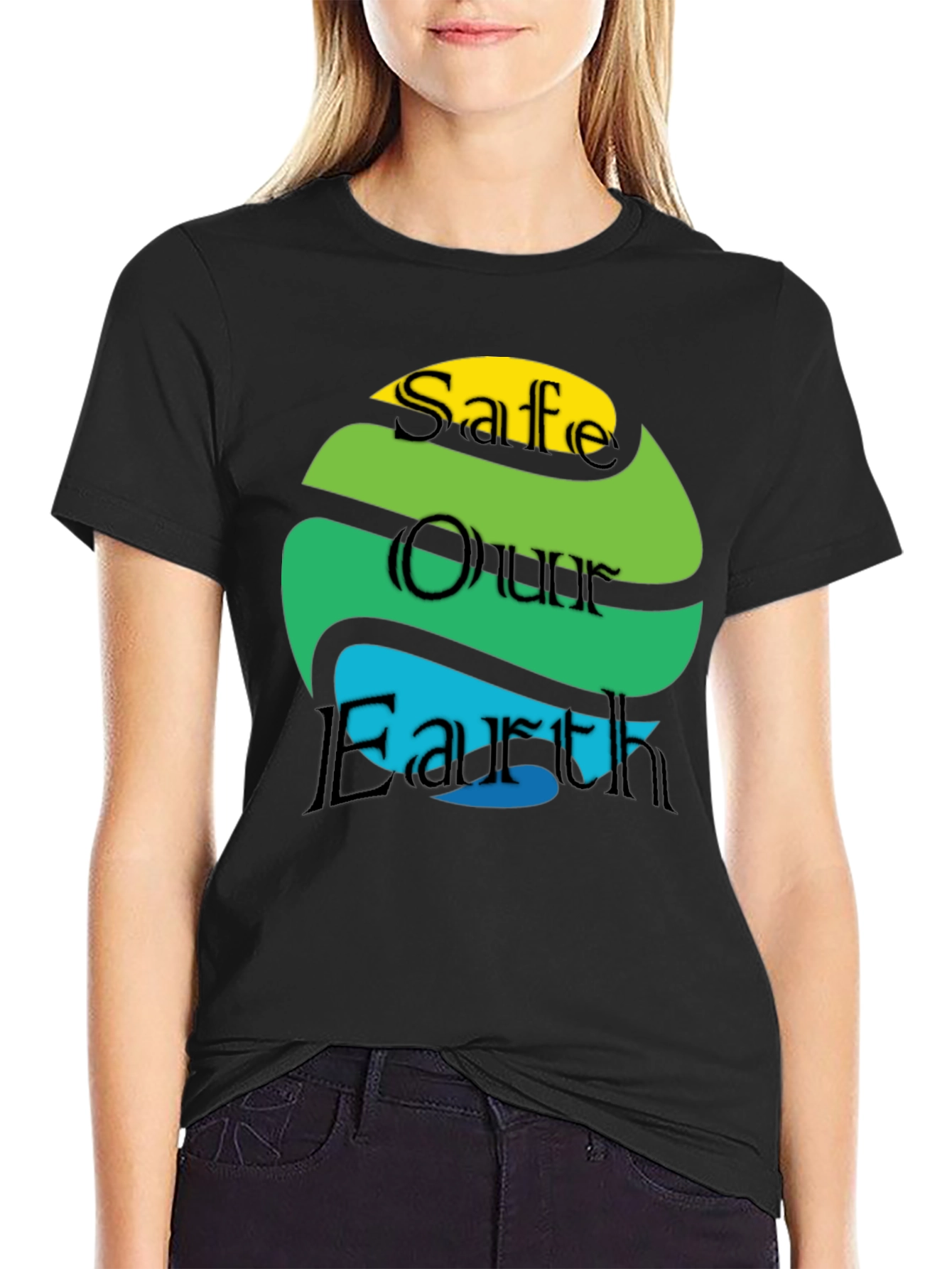 Save Our Earth Graphic Tee - Black