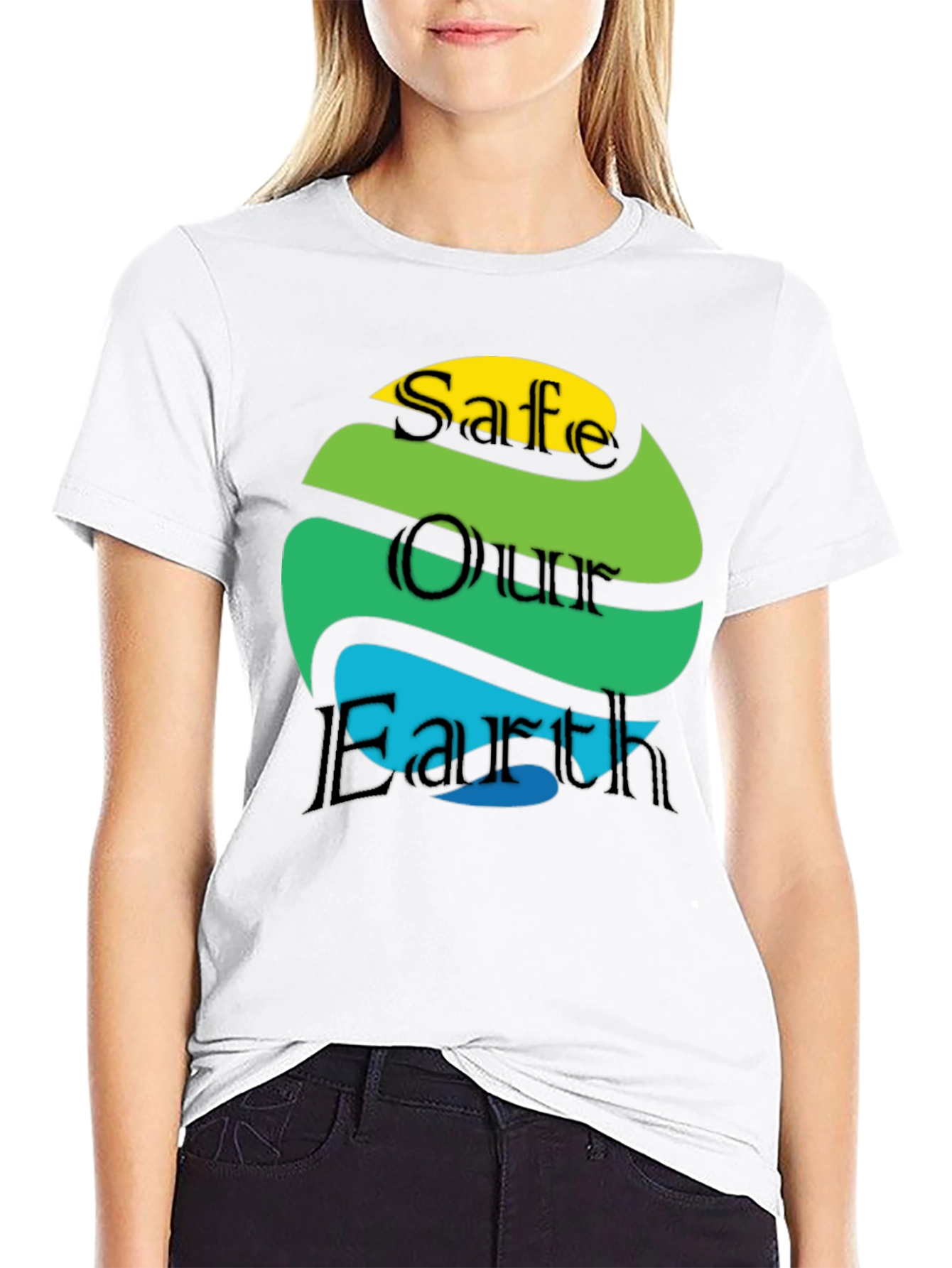 Save Our Earth Graphic Tee - Black