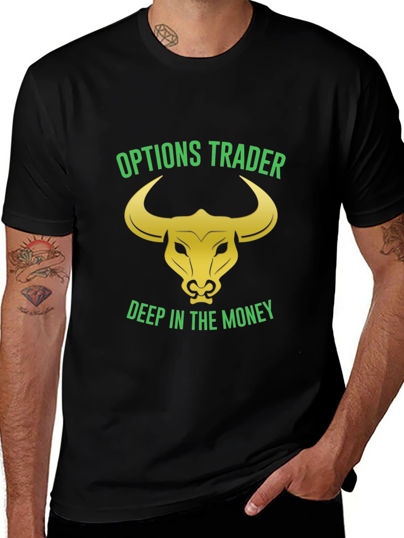 Options Trader Bull T-Shirt
