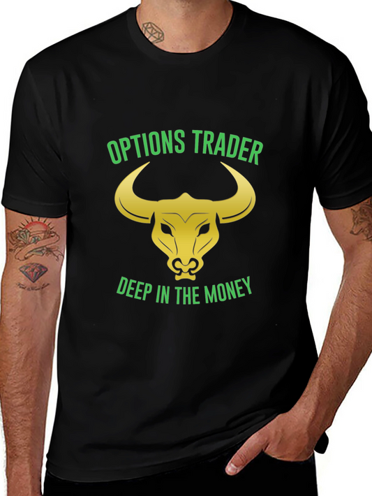 Options Trader Bull T-Shirt