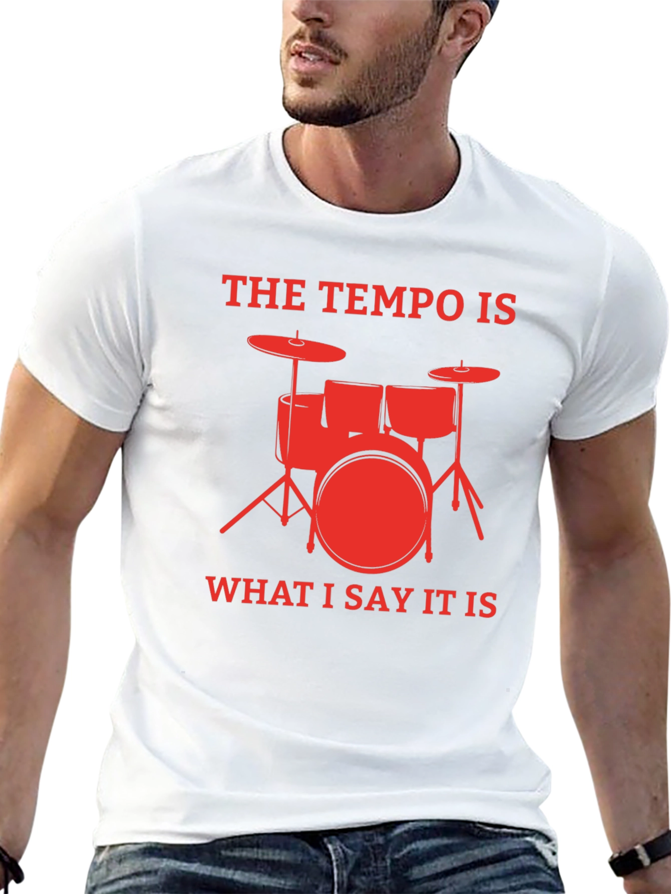 Drummer Tempo T-Shirt - Funny Band Tee