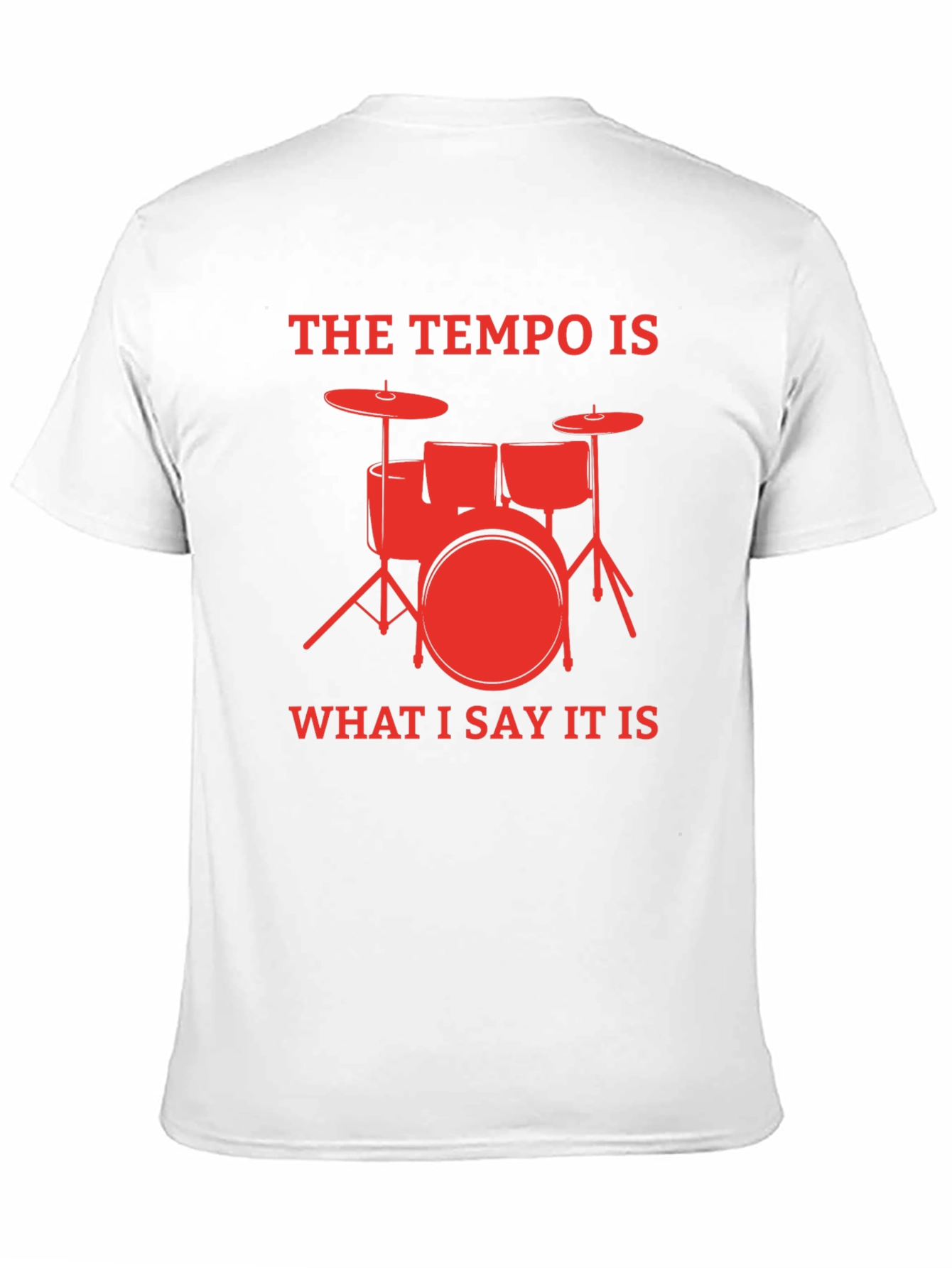 Drummer Tempo T-Shirt - Funny Band Tee