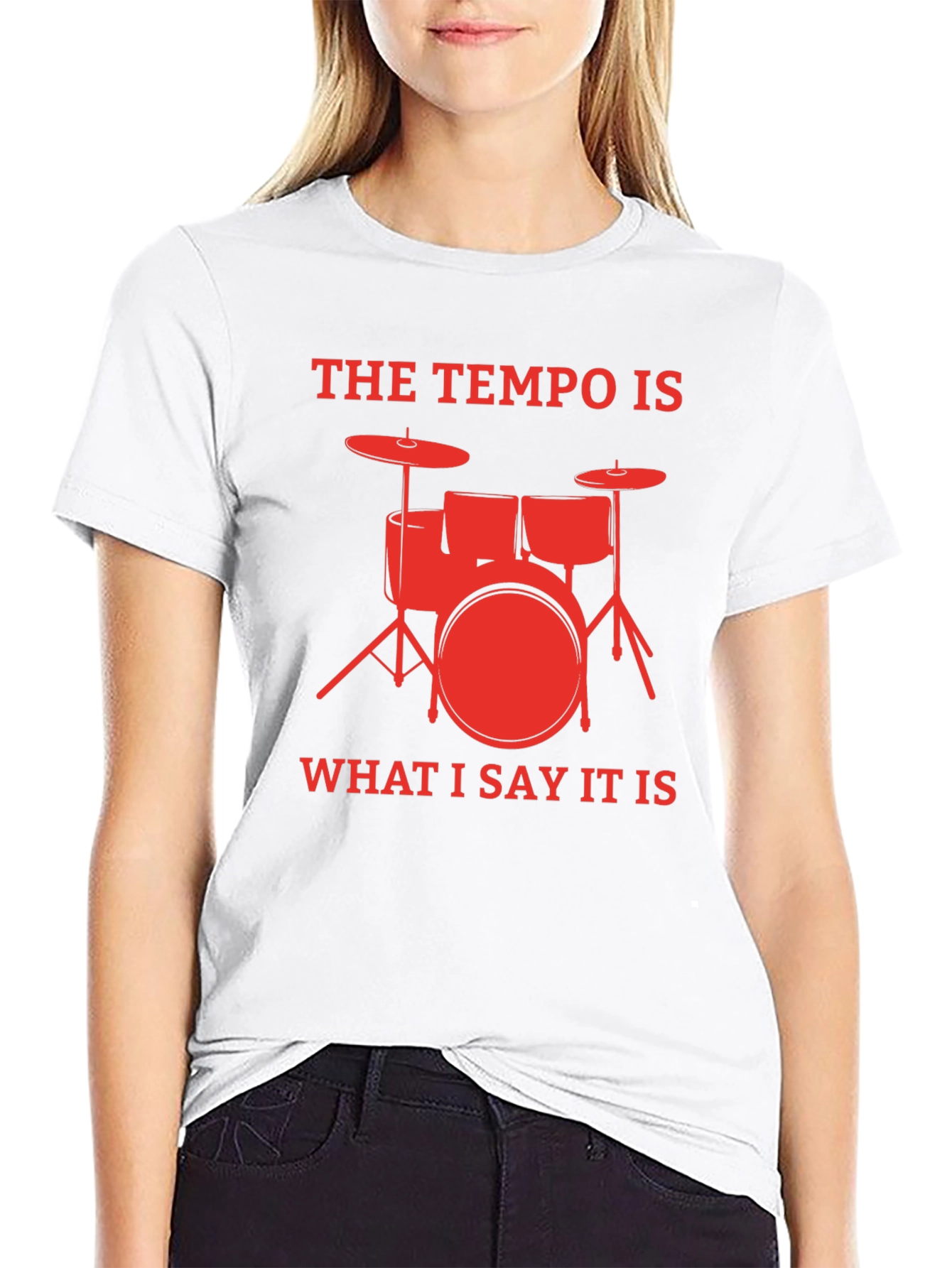 Drummer Tempo T-Shirt - Funny Band Tee