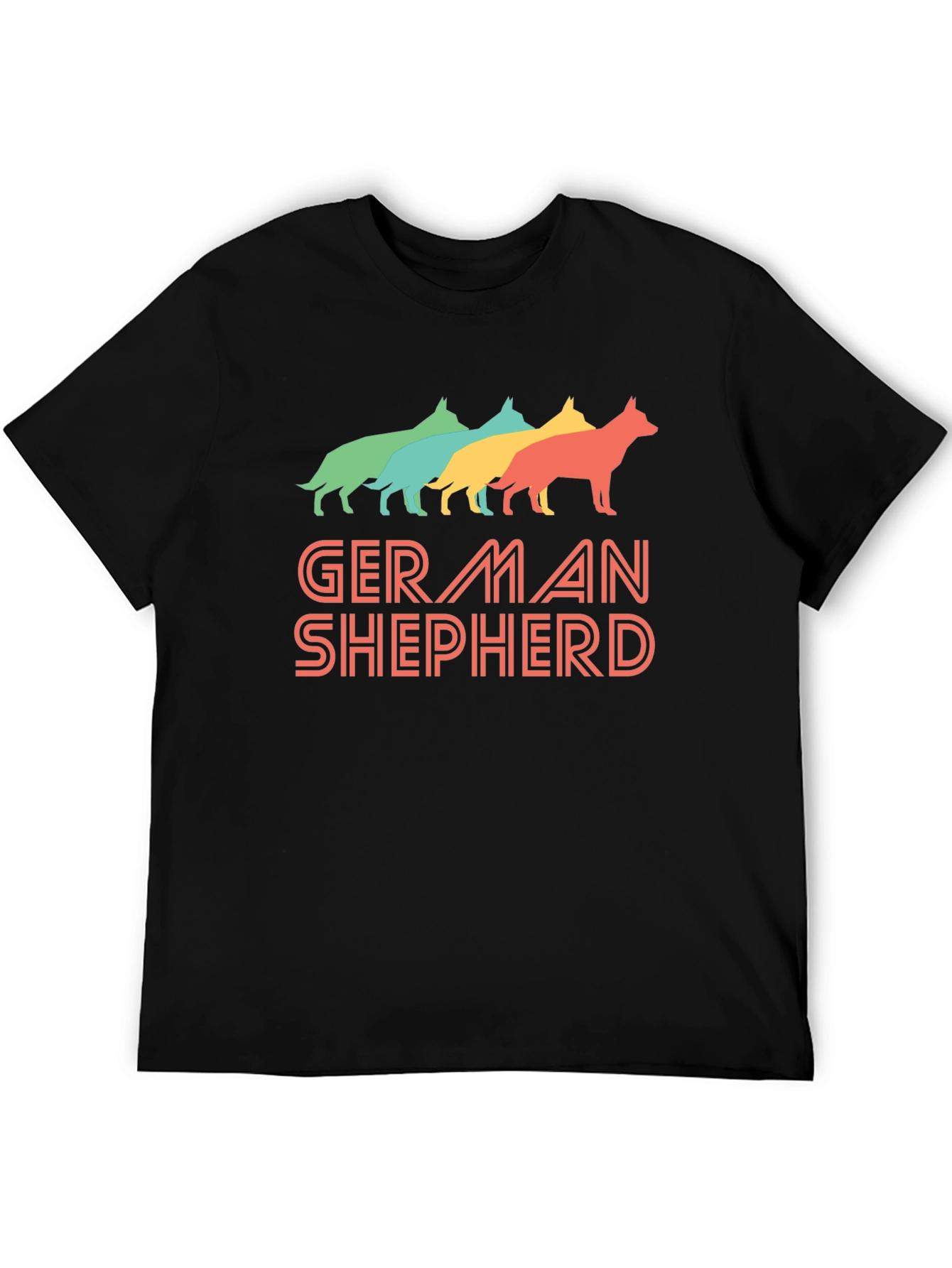 German Shepherd Dog Silhouette T-Shirt