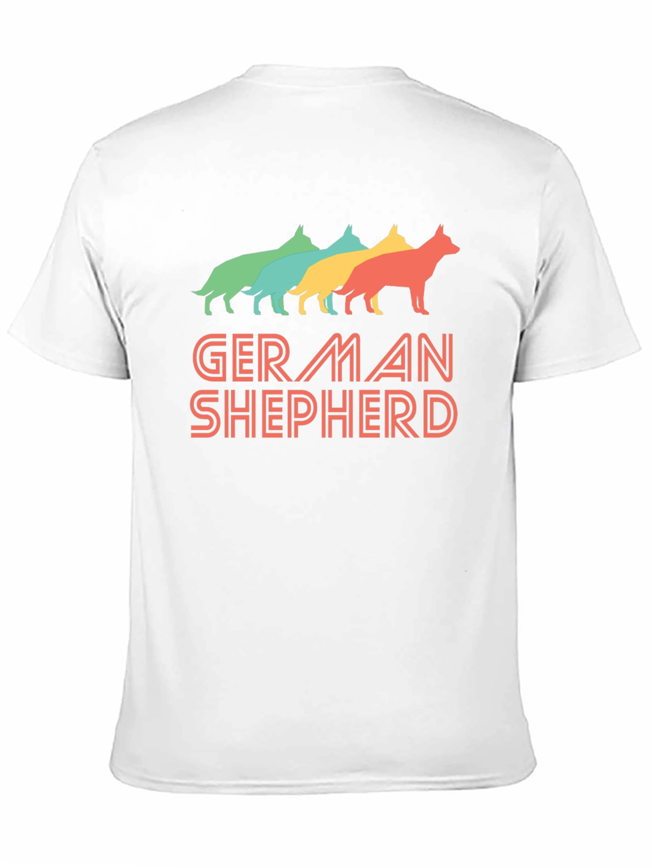 German Shepherd Dog Silhouette T-Shirt