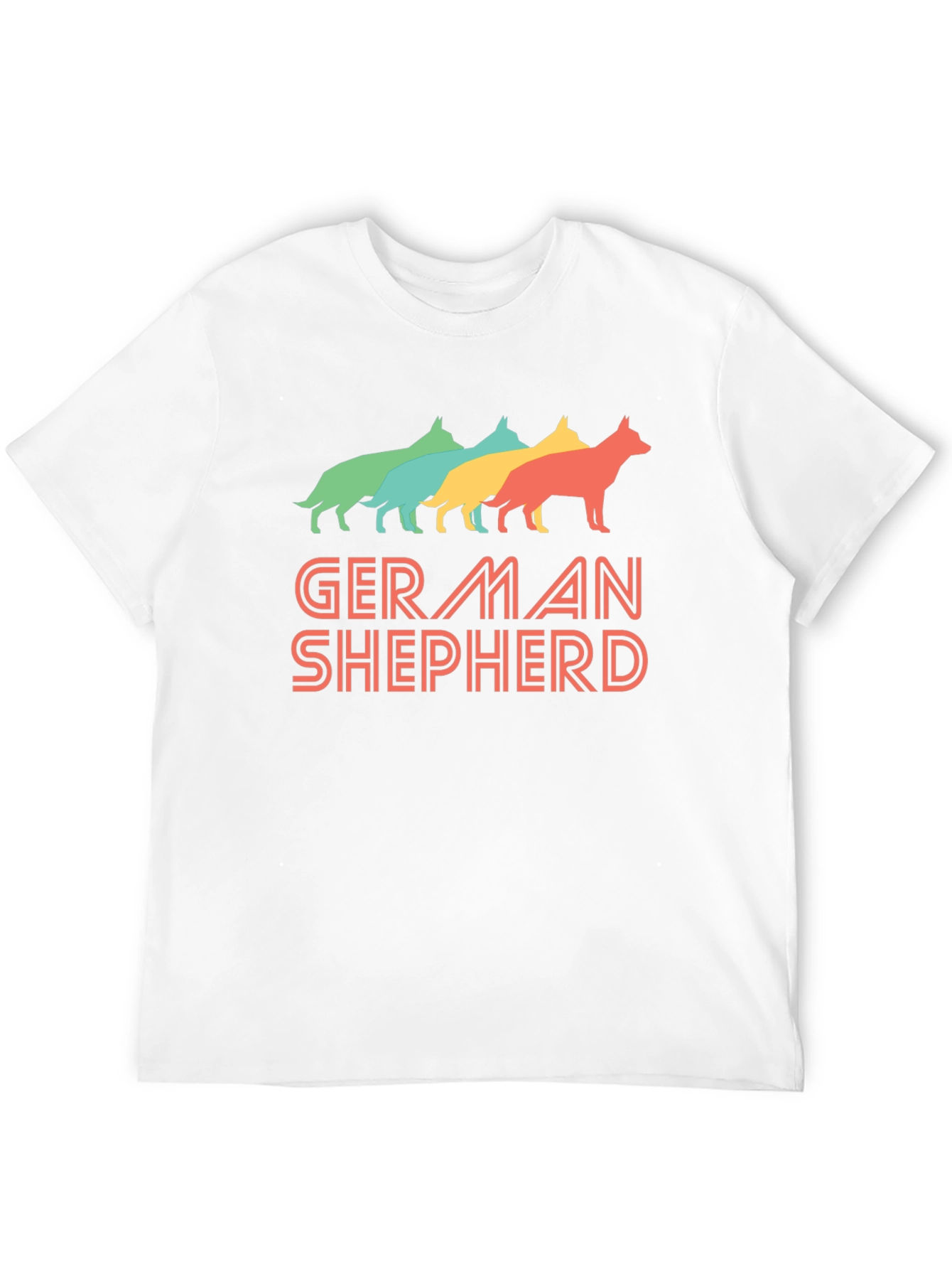 German Shepherd Dog Silhouette T-Shirt