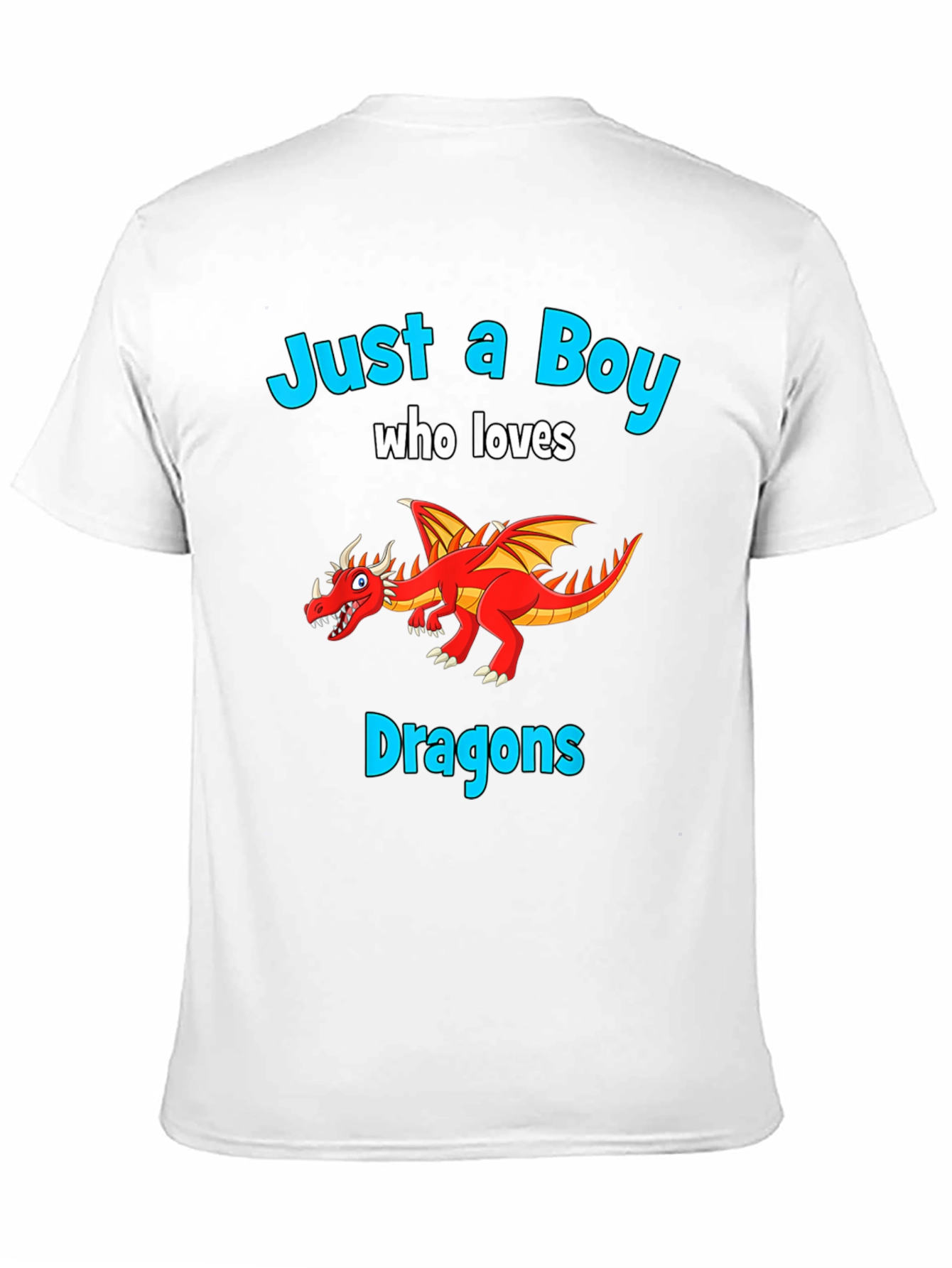 Boy Who Loves Dragons T-Shirt - Graphic Tee