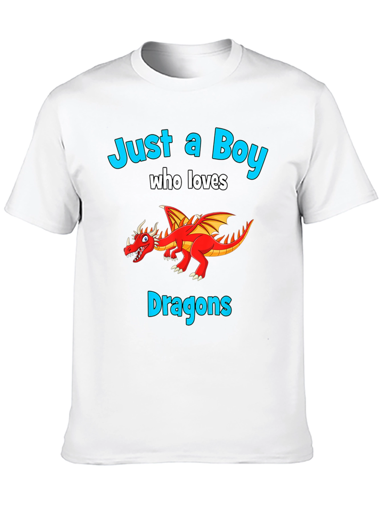 Boy Who Loves Dragons T-Shirt - Graphic Tee