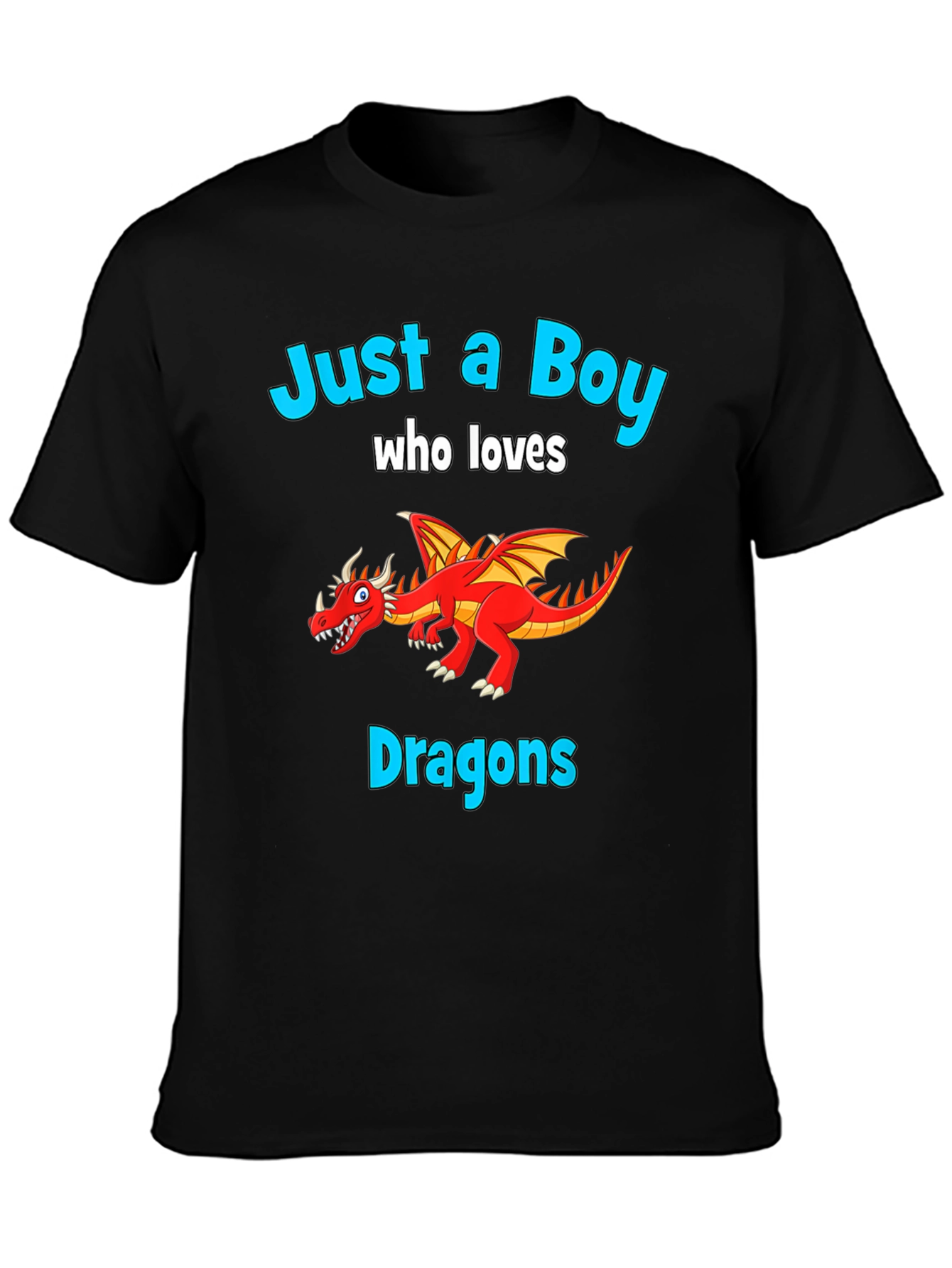 Boy Who Loves Dragons T-Shirt - Graphic Tee