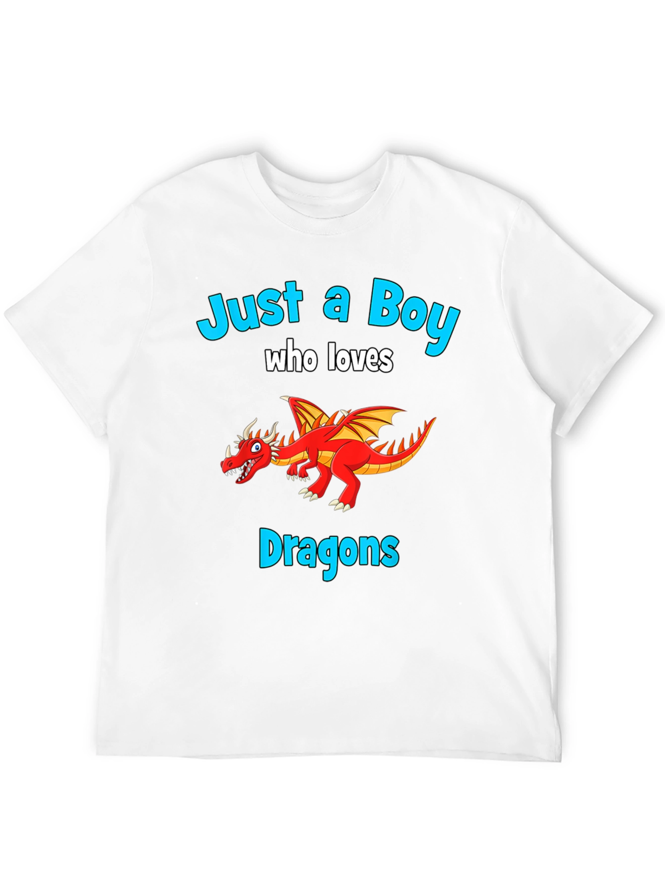Boy Who Loves Dragons T-Shirt - Graphic Tee