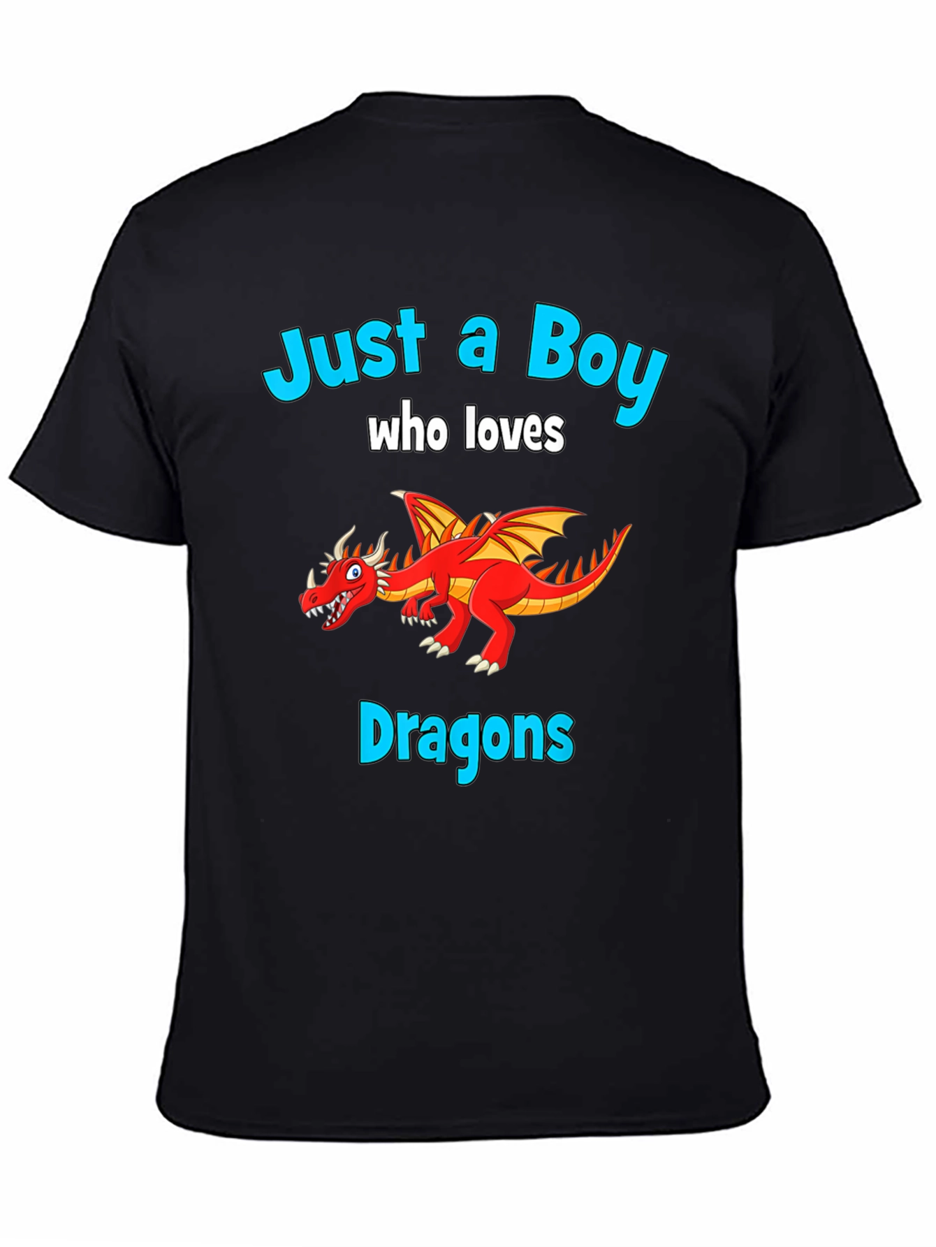 Boy Who Loves Dragons T-Shirt - Graphic Tee