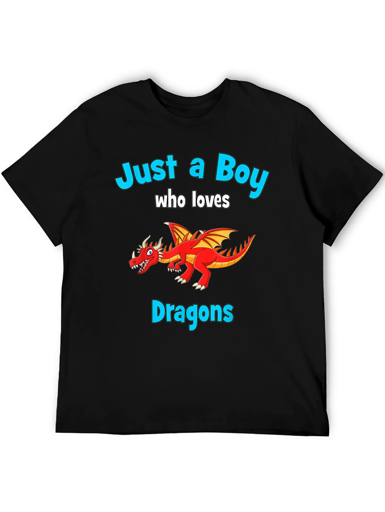 Boy Who Loves Dragons T-Shirt - Graphic Tee