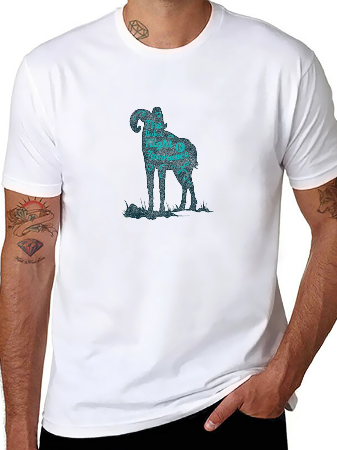 Night Ignorance Graphic Tee - Soft Cotton Blend