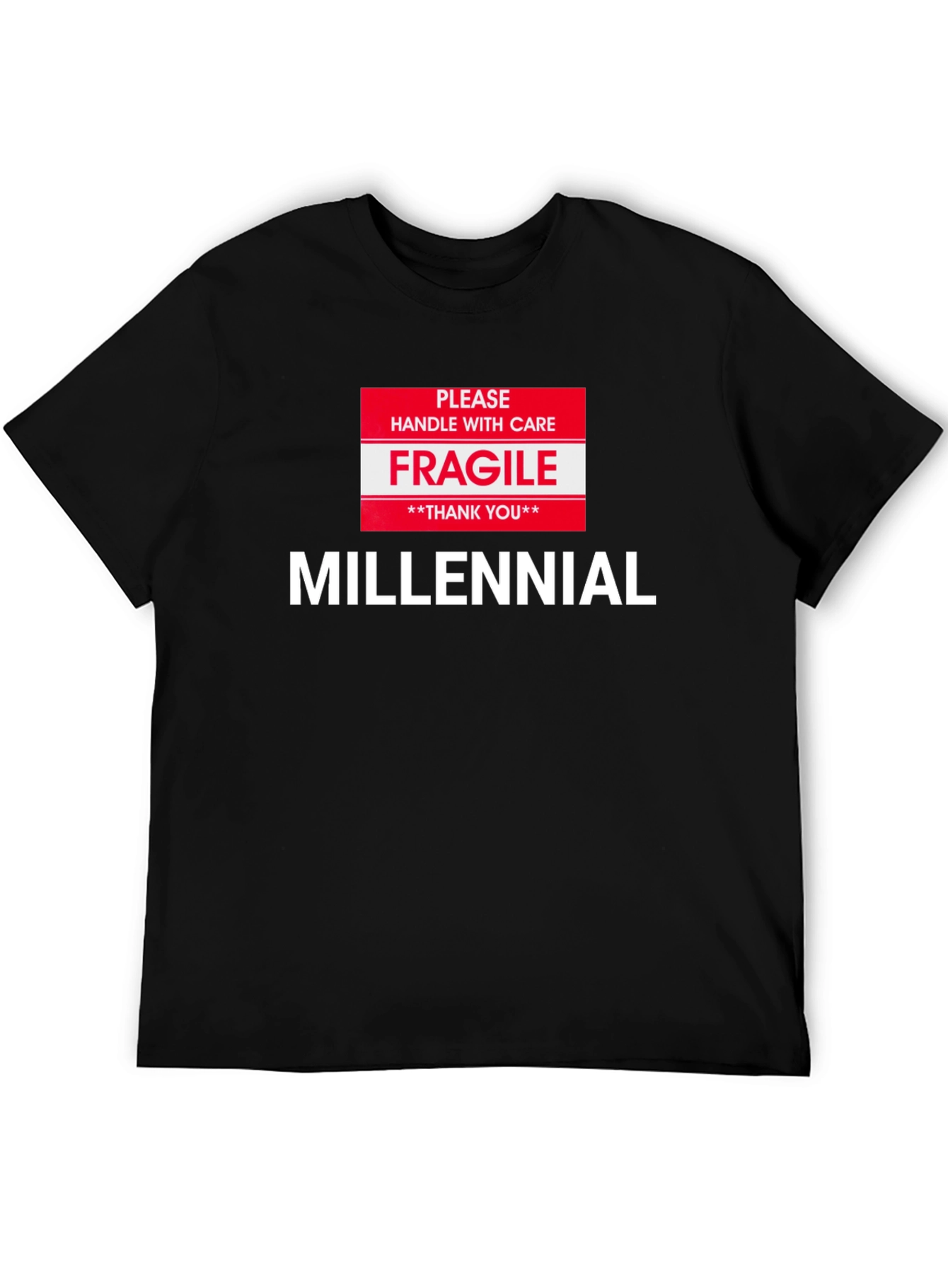 Fragile Millennial Graphic Tee - Handle with Care