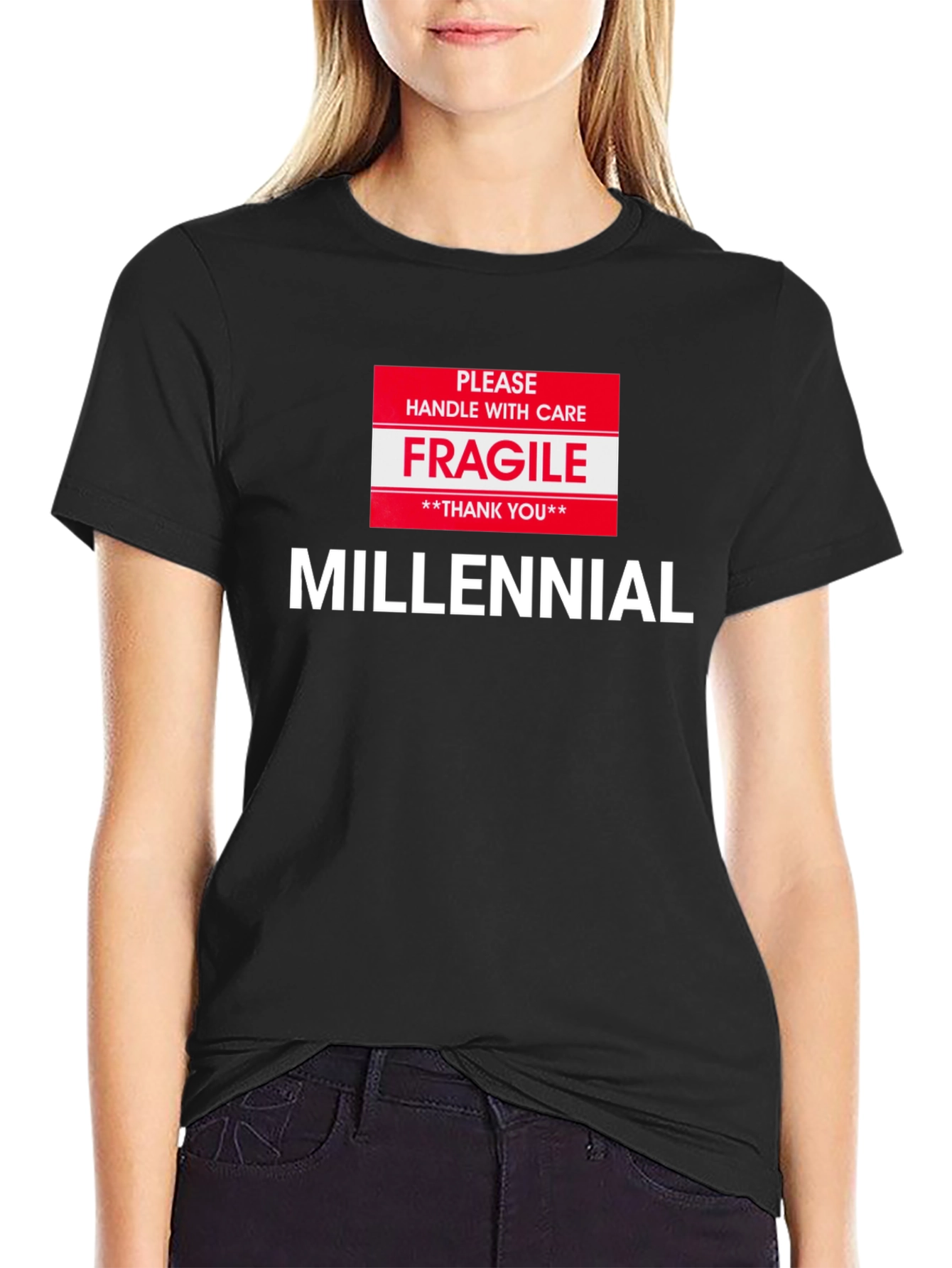 Fragile Millennial Graphic Tee - Handle with Care
