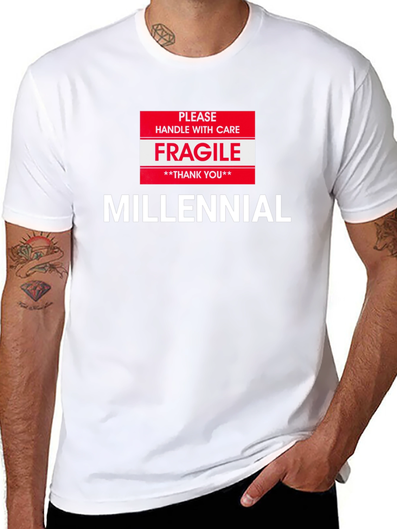 Fragile Millennial Graphic Tee - Handle with Care
