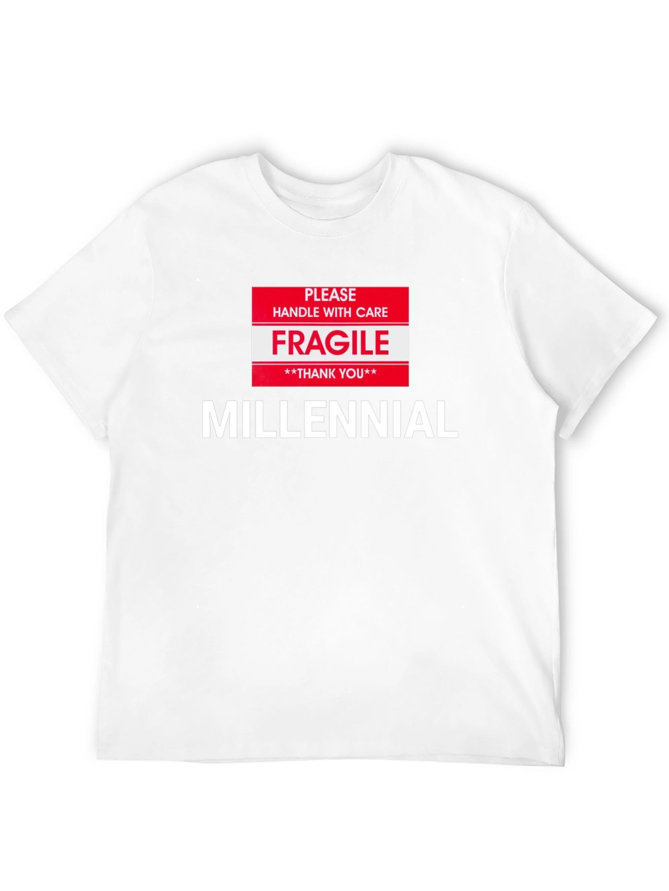 Fragile Millennial Graphic Tee - Handle with Care