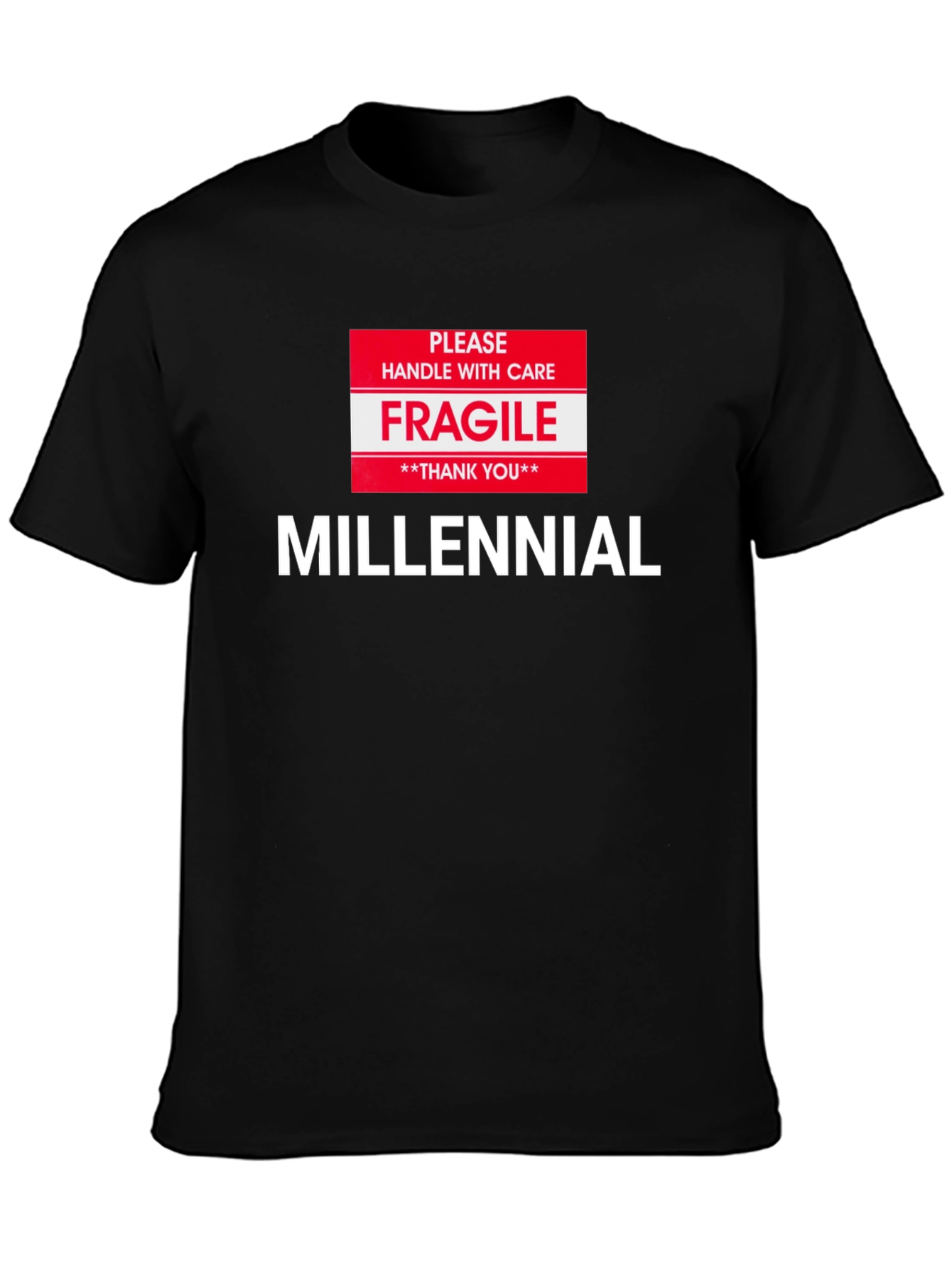 Fragile Millennial Graphic Tee - Handle with Care