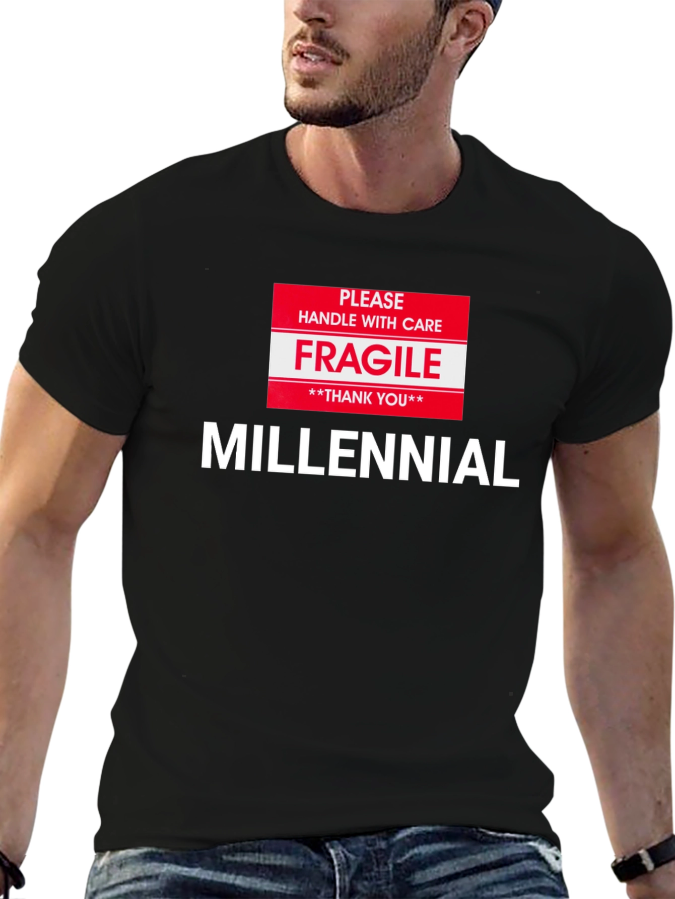 Fragile Millennial Graphic Tee - Handle with Care