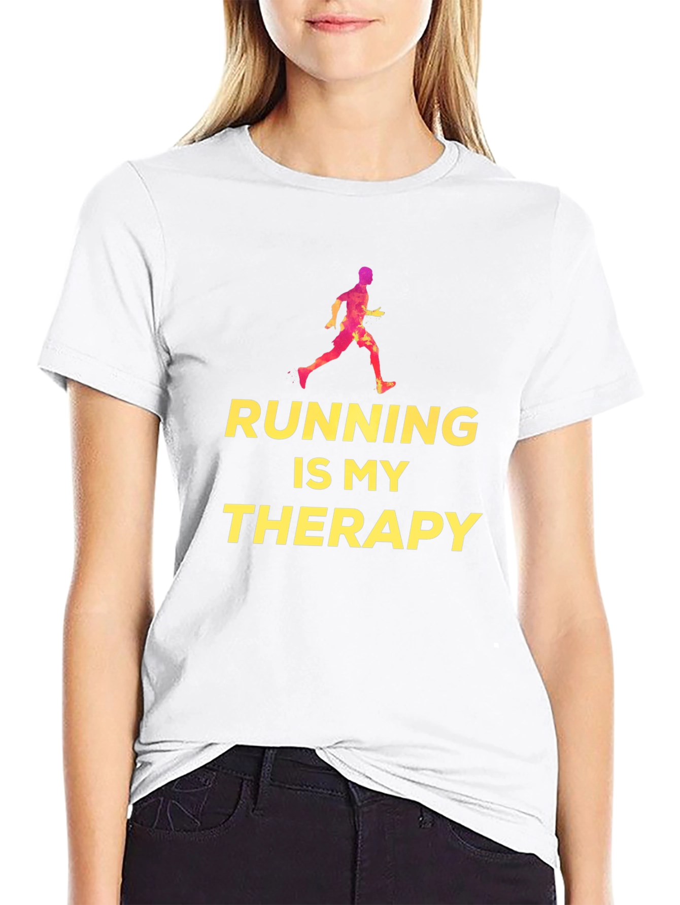 Running Is My Therapy T-Shirt