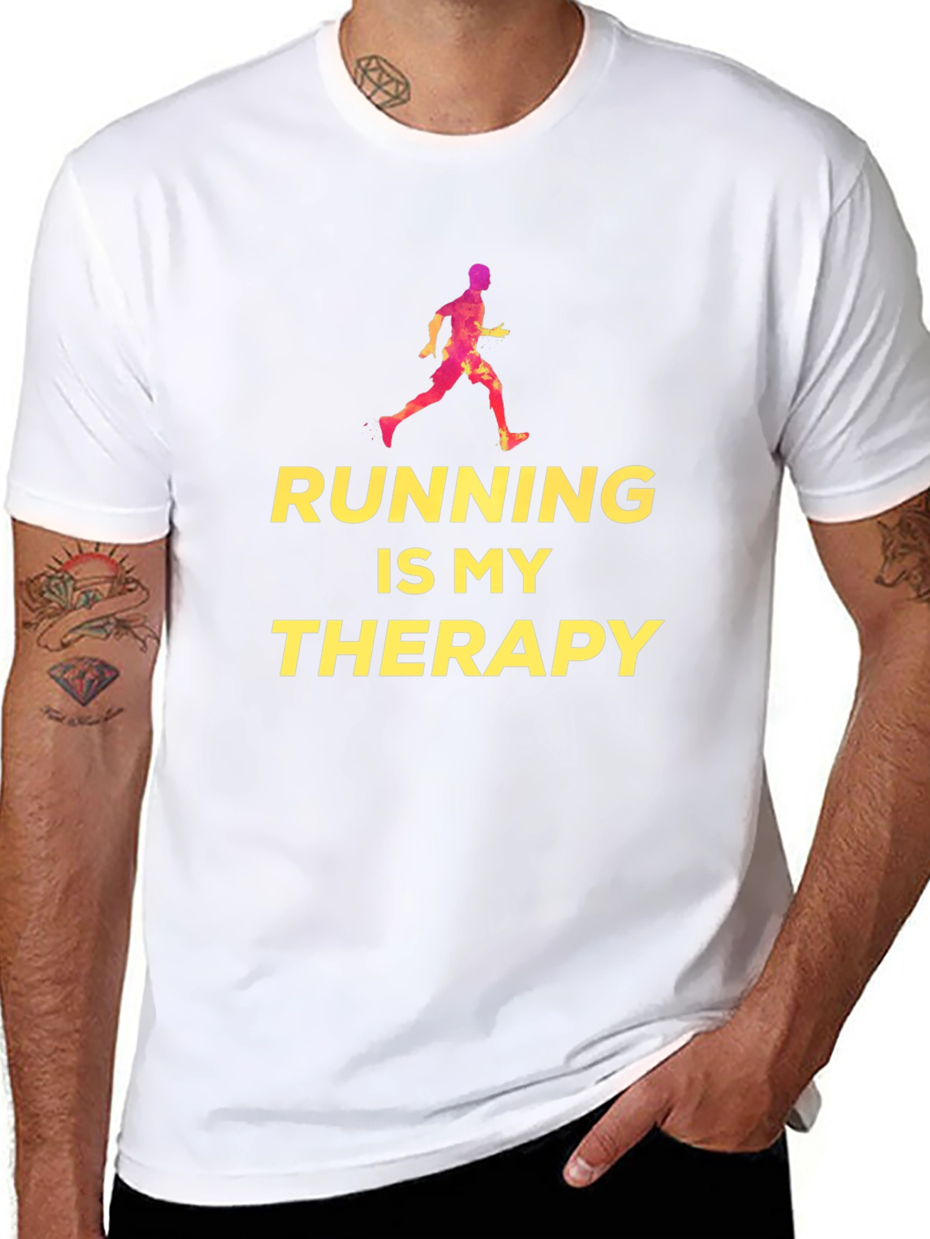Running Is My Therapy T-Shirt