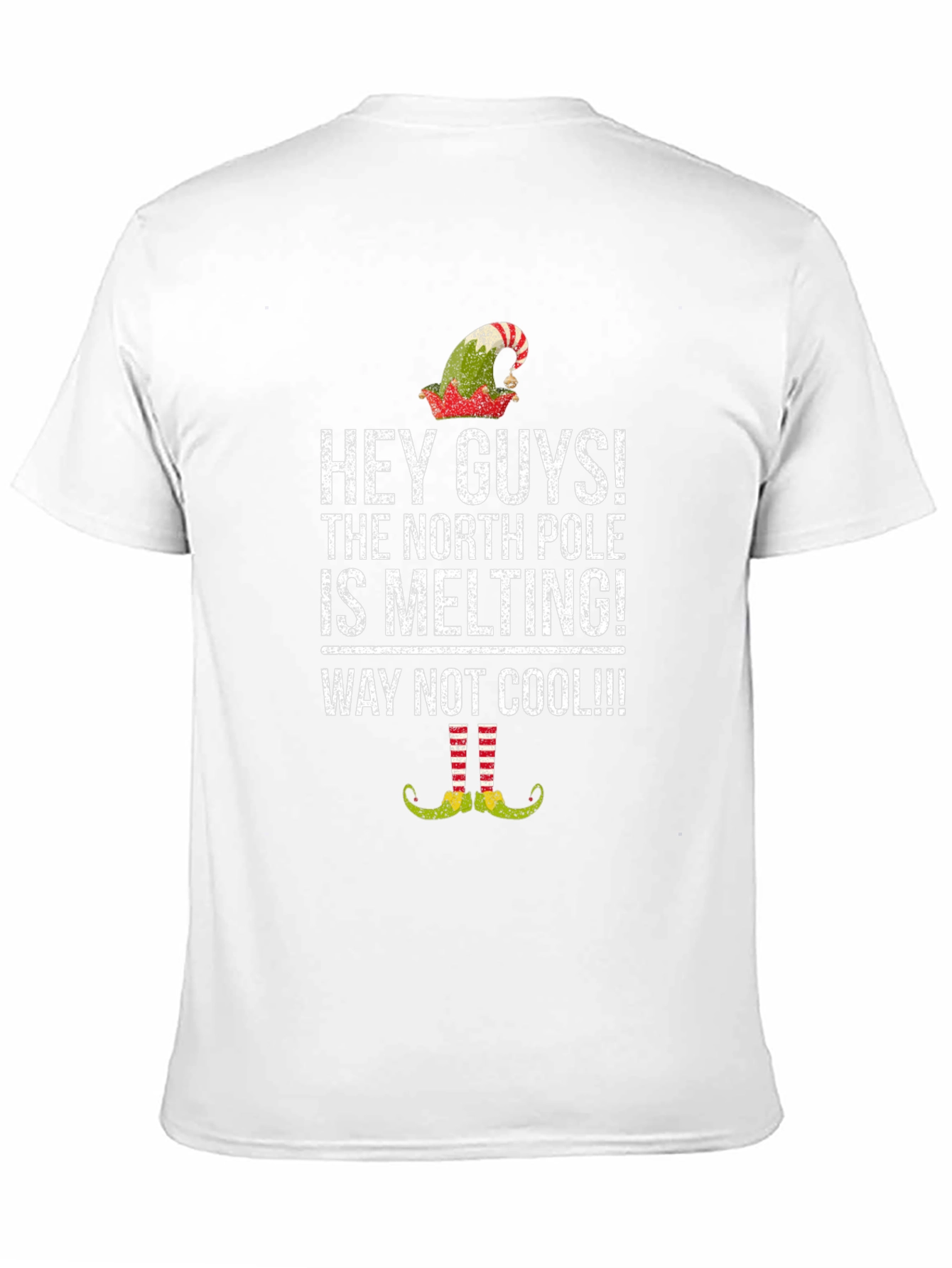 Humorous North Pole Melting Graphic Tee