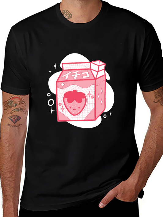 Strawberry Milk Carton Graphic Tee