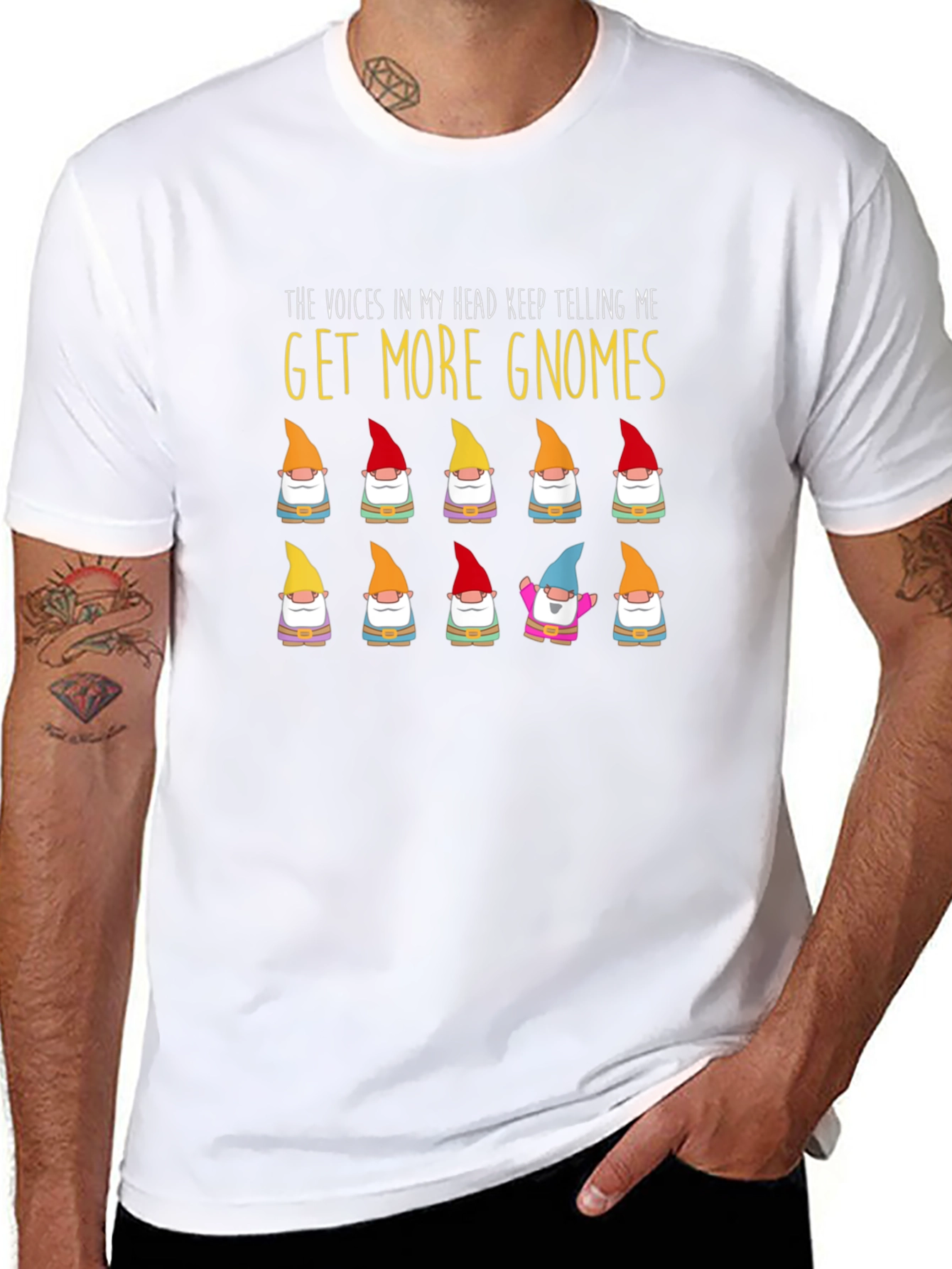 Get More Gnomes Funny Graphic T-Shirt