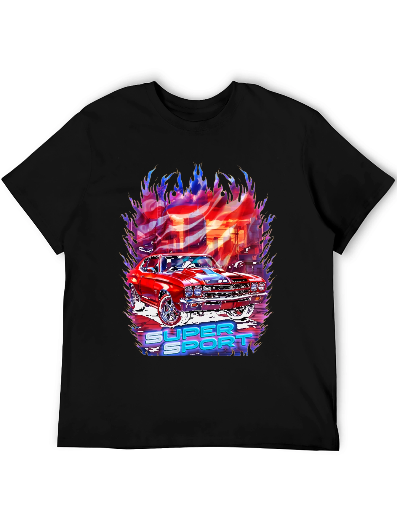 Super Sport Car Graphic T-Shirt