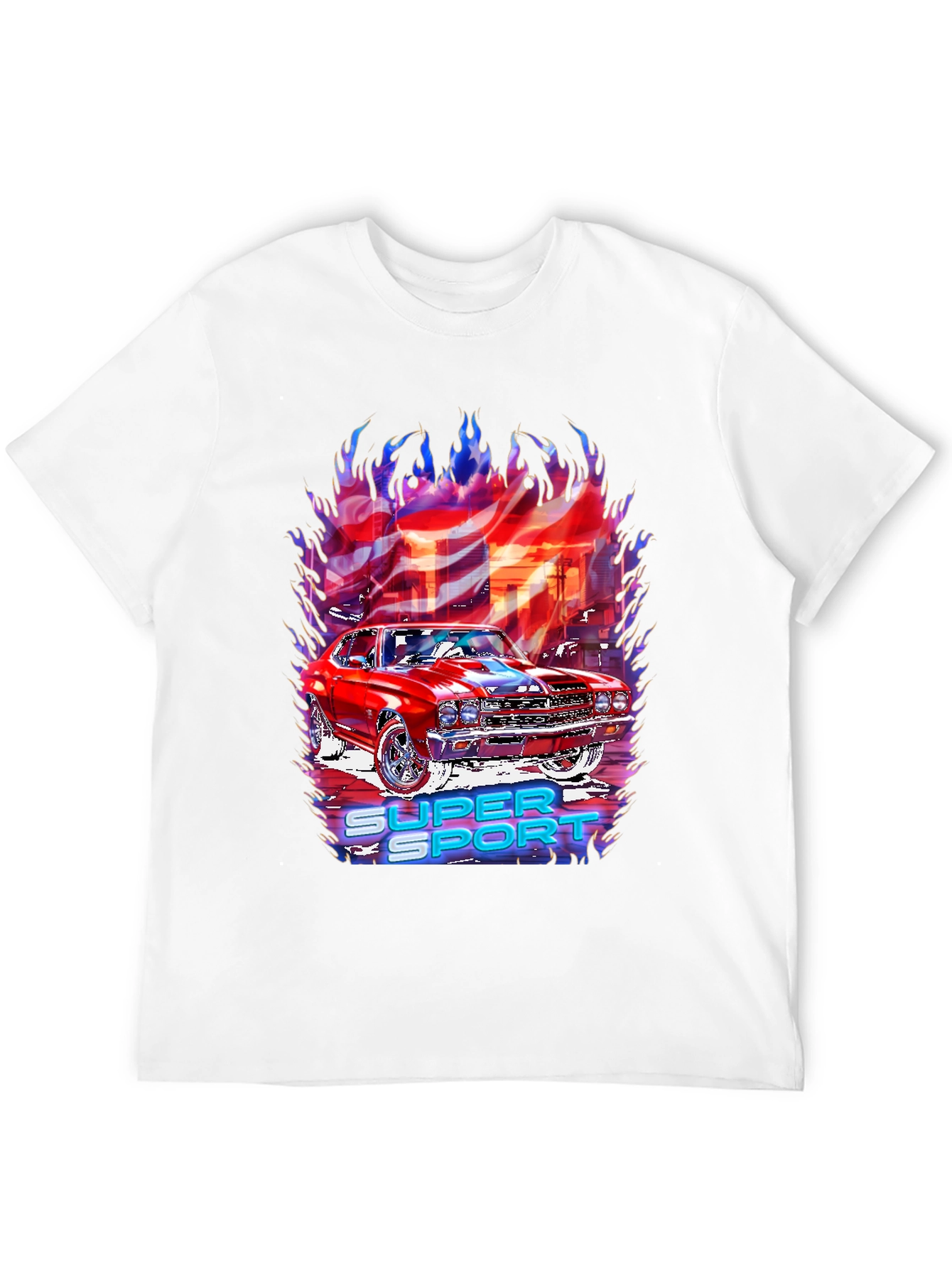 Super Sport Car Graphic T-Shirt