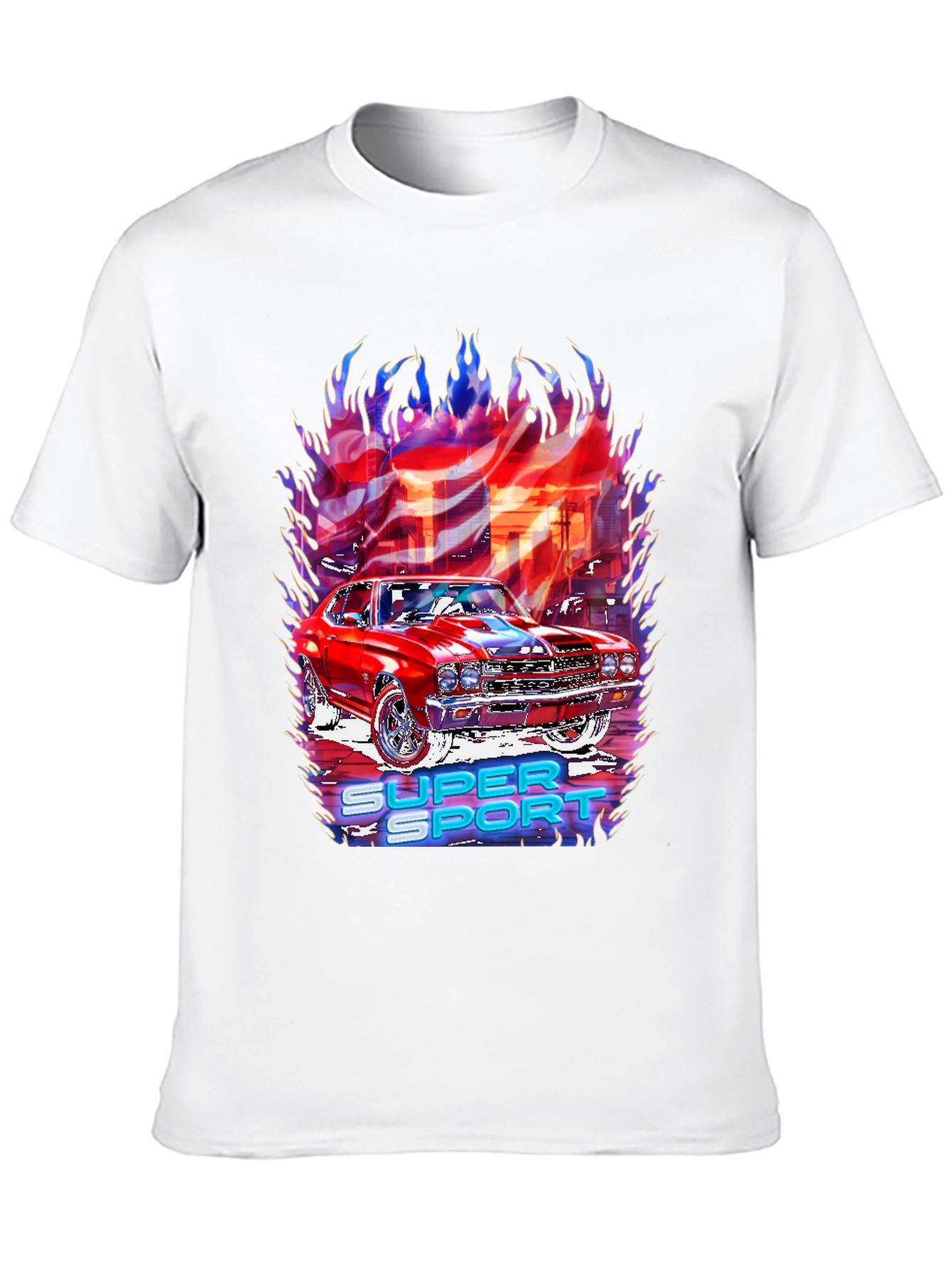 Super Sport Car Graphic T-Shirt