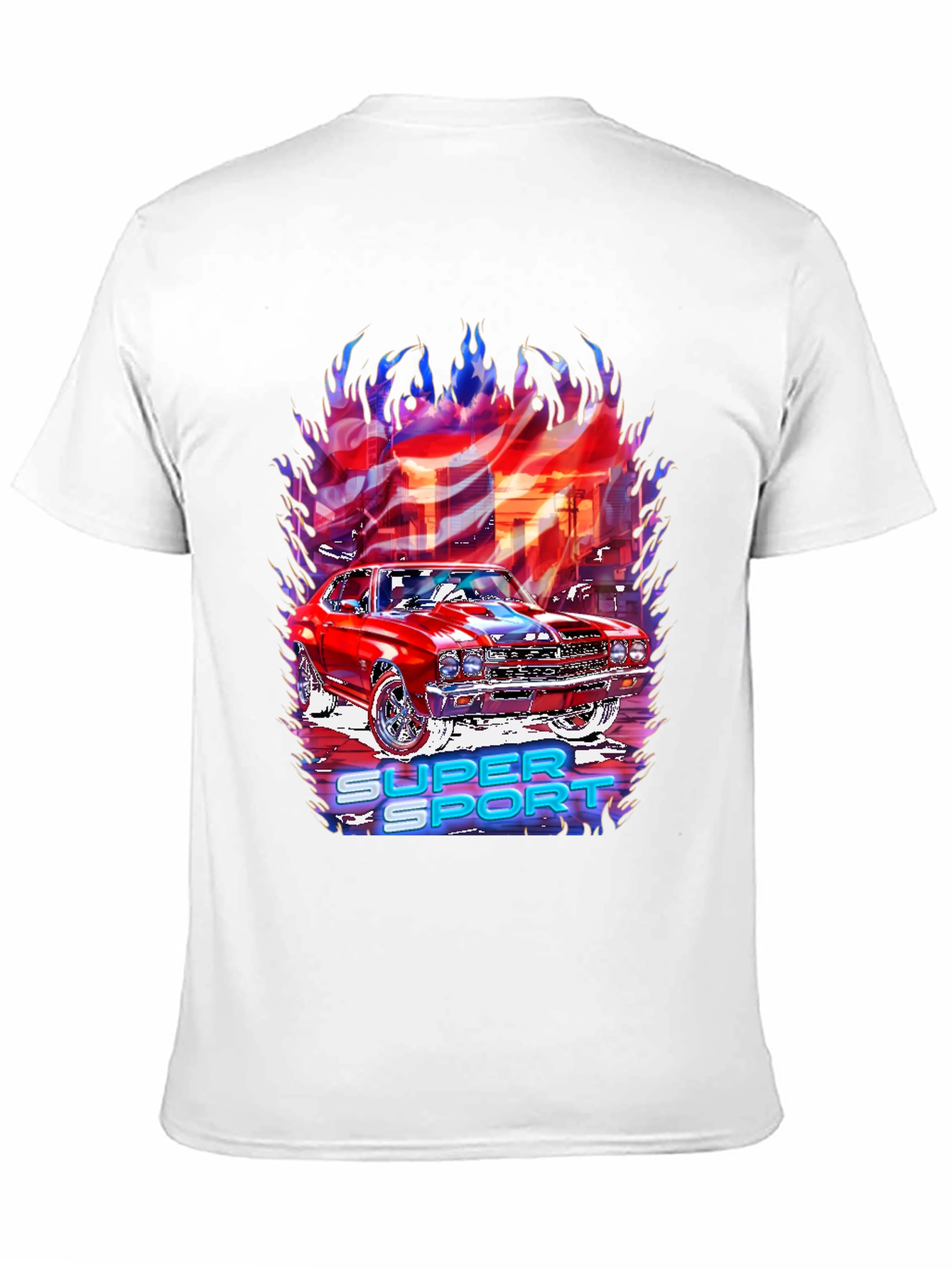 Super Sport Car Graphic T-Shirt