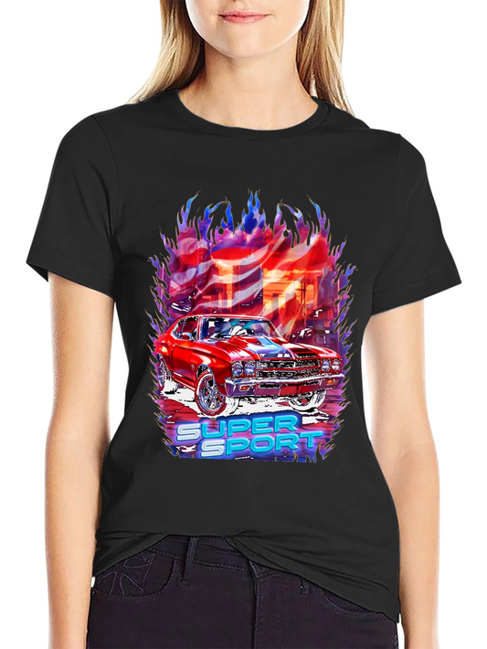 Super Sport Car Graphic T-Shirt