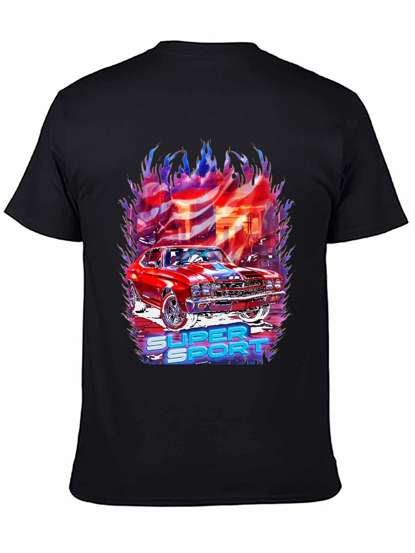 Super Sport Car Graphic T-Shirt