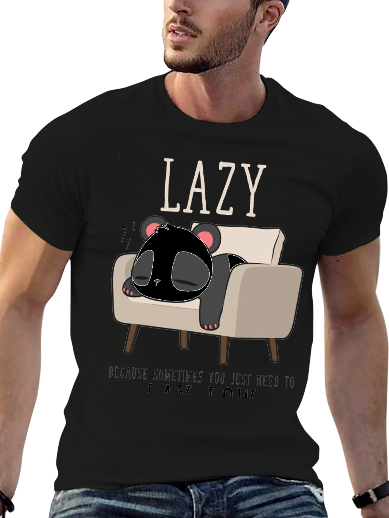 Lazy Panda T-Shirt: Relax in Style!
