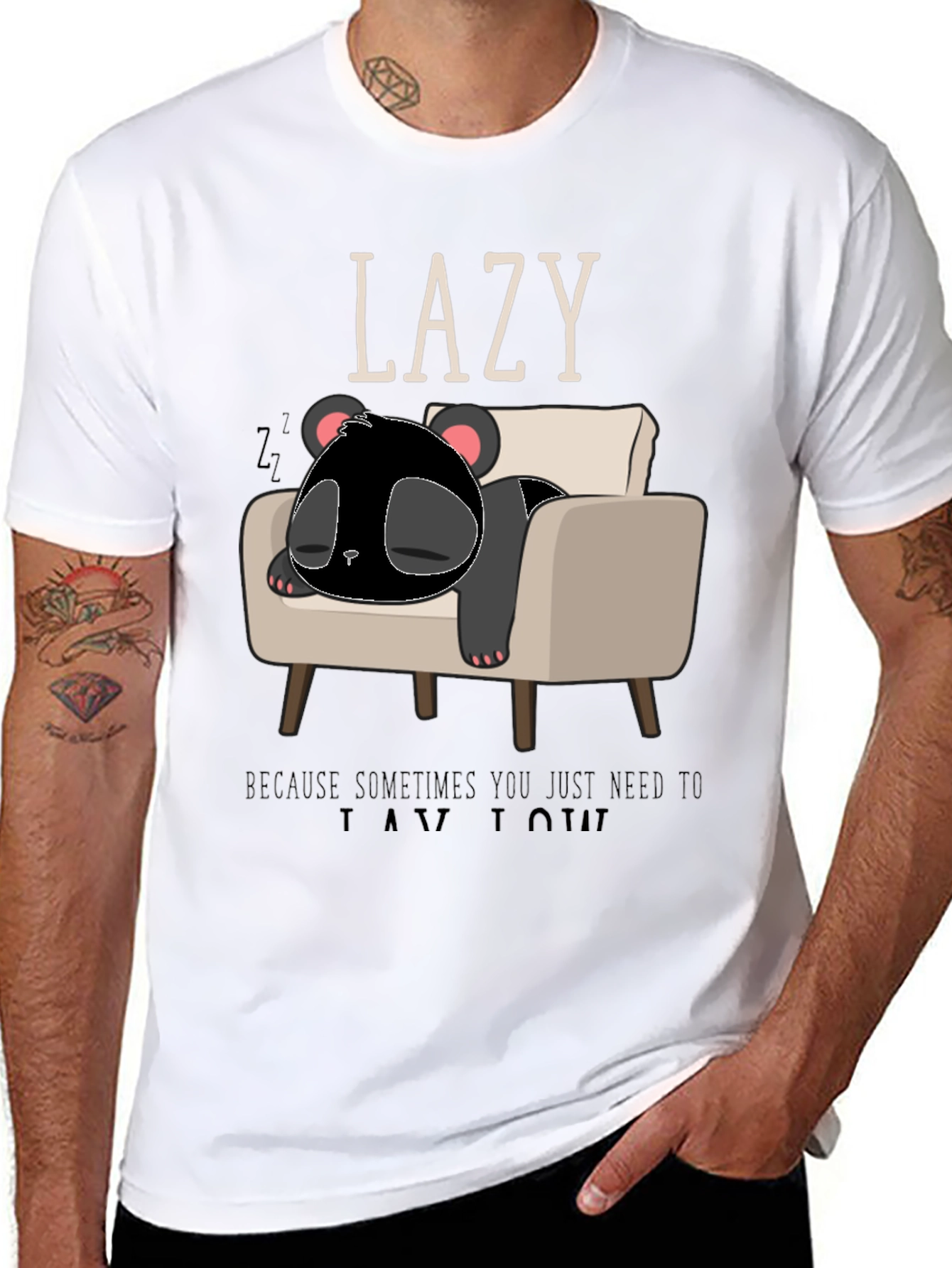 Lazy Panda T-Shirt: Relax in Style!