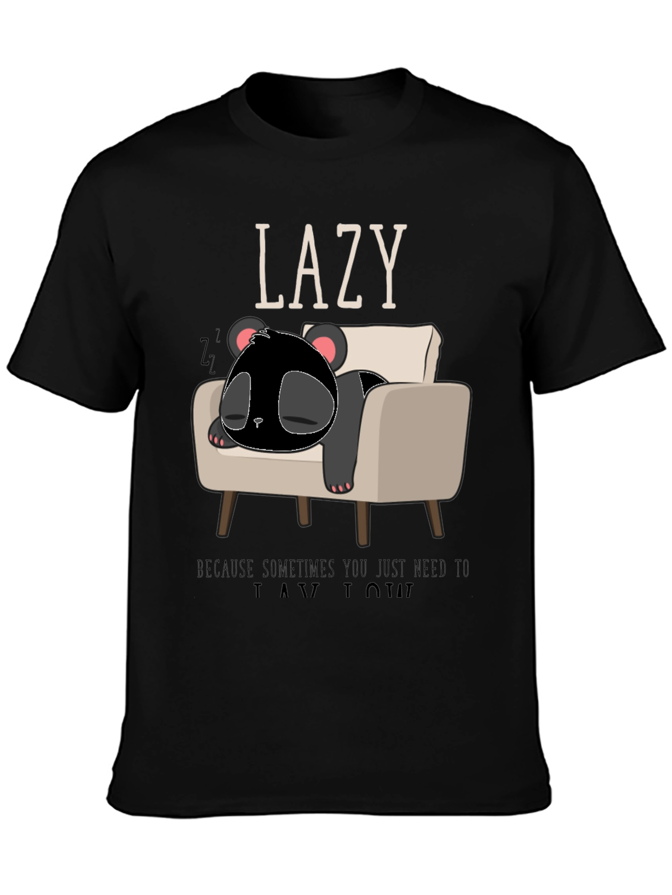 Lazy Panda T-Shirt: Relax in Style!