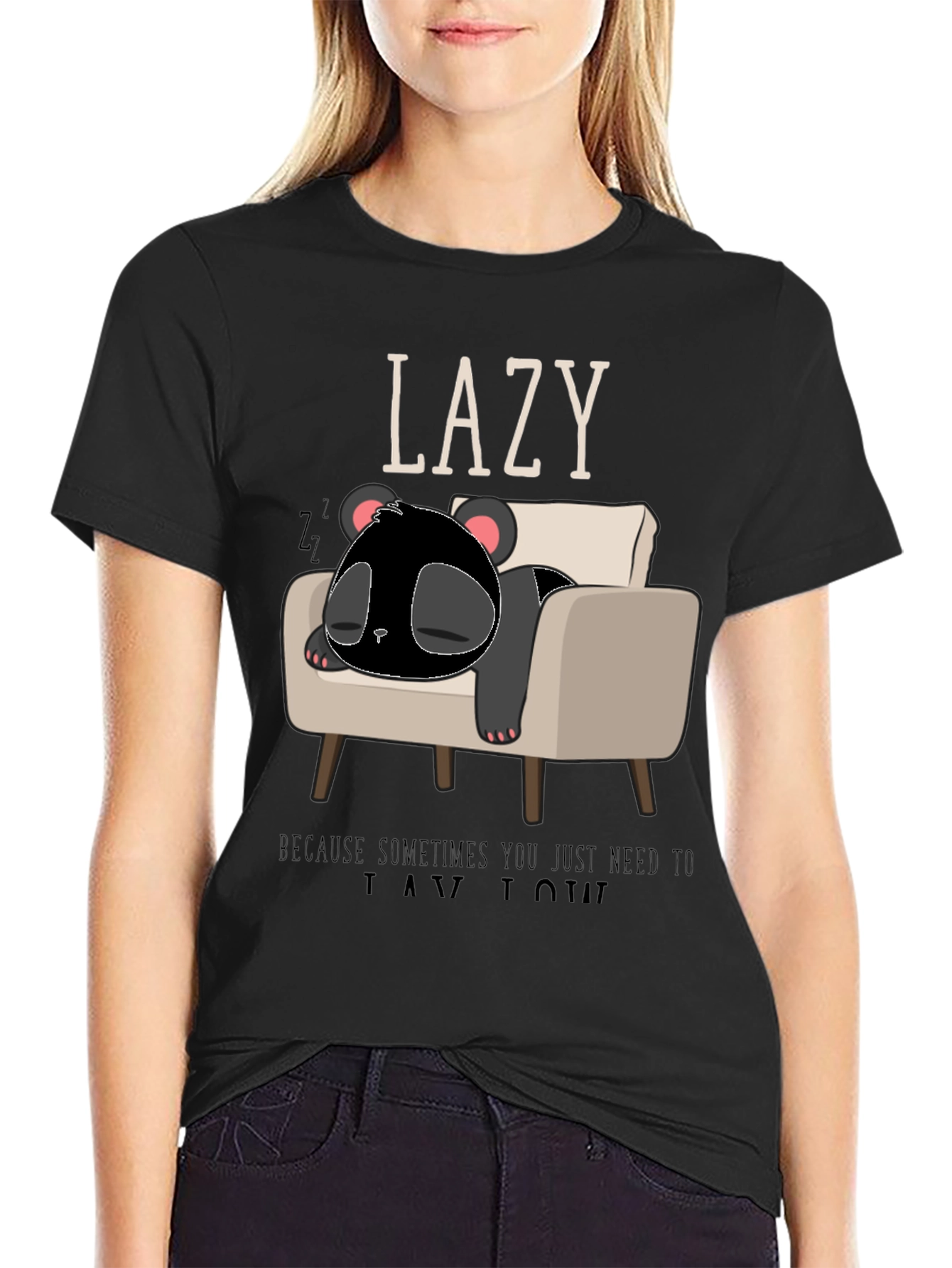 Lazy Panda T-Shirt: Relax in Style!