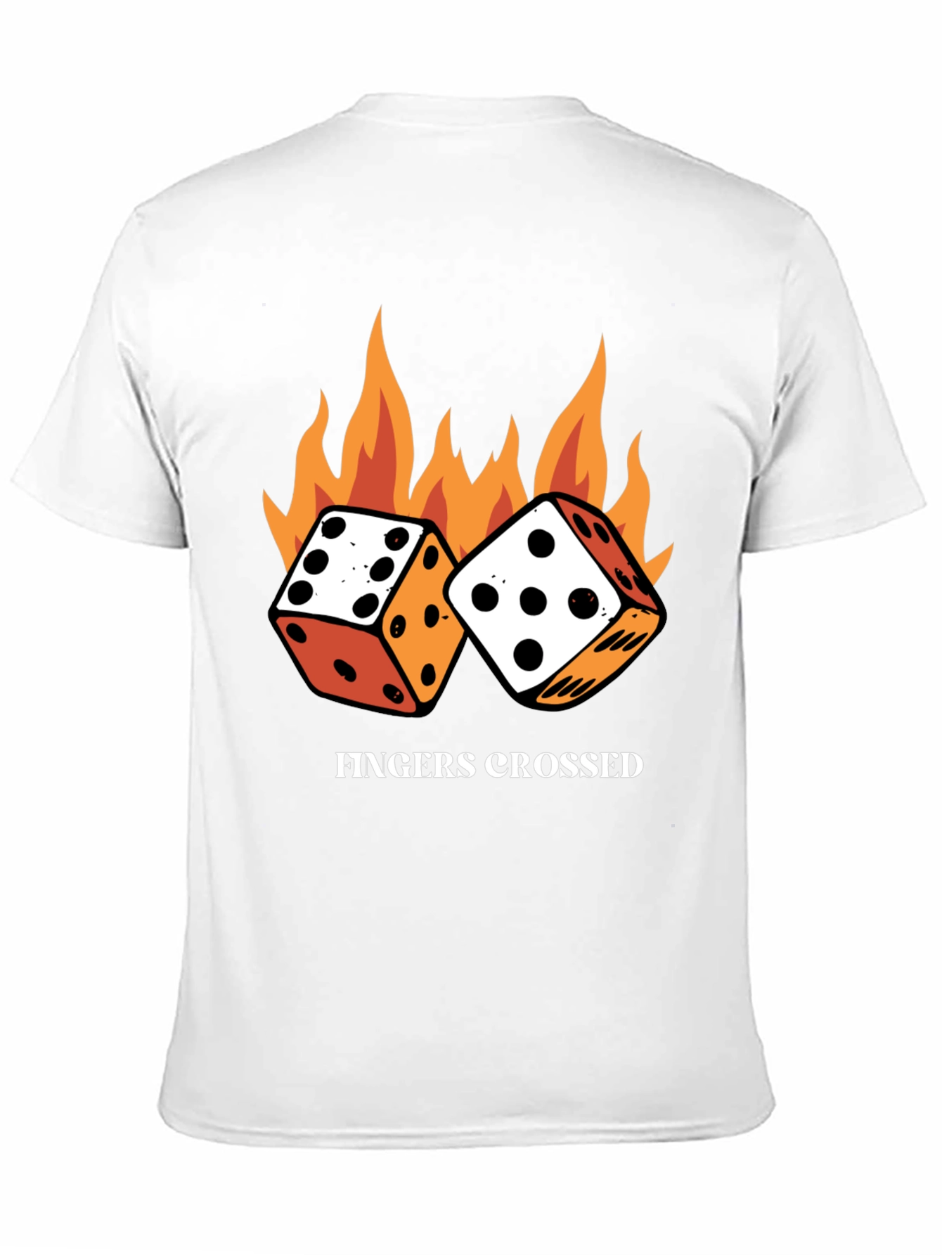 Fingers Crossed Dice T-Shirt