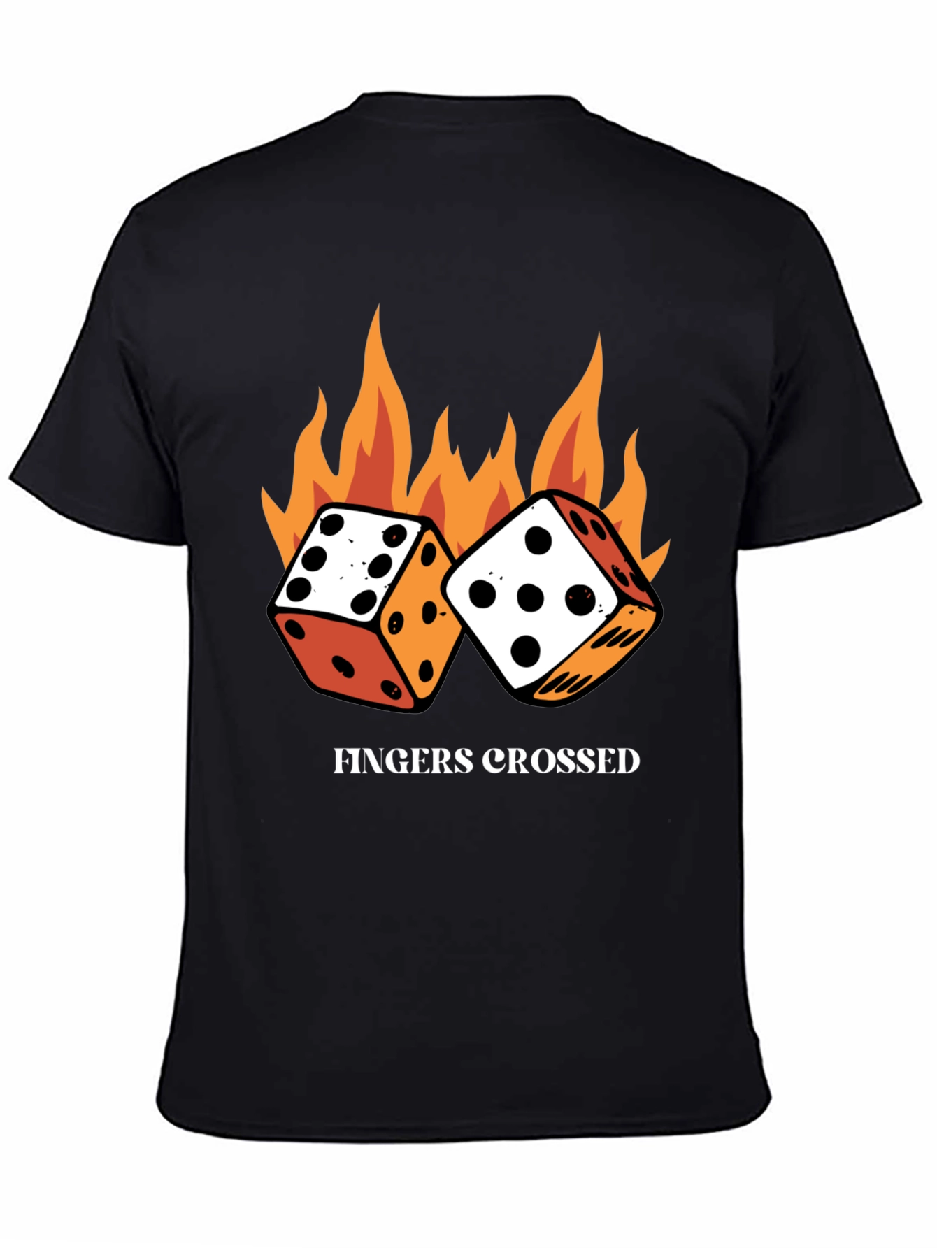 Fingers Crossed Dice T-Shirt