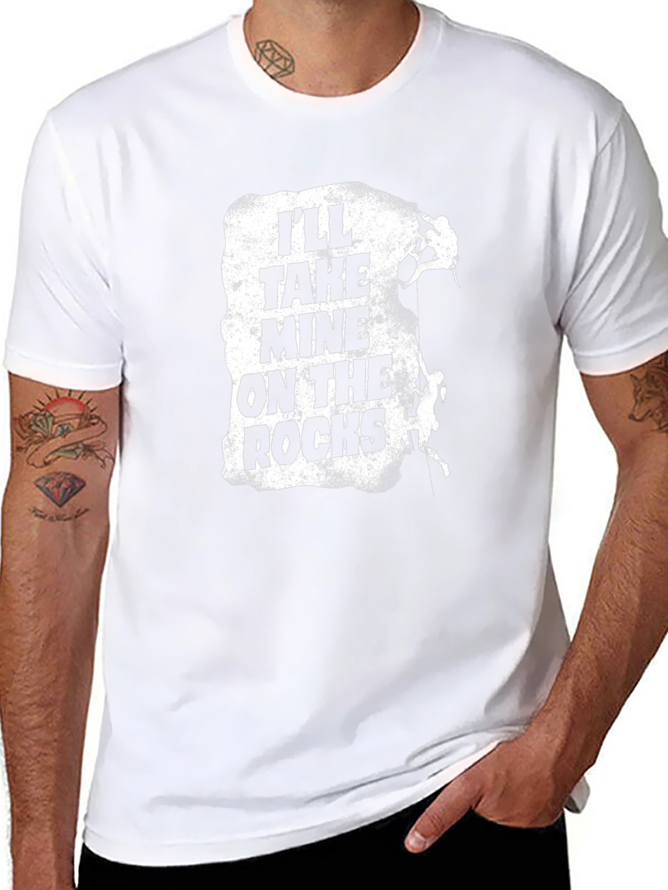 Ill Take Mine On The Rocks Graphic T-Shirt