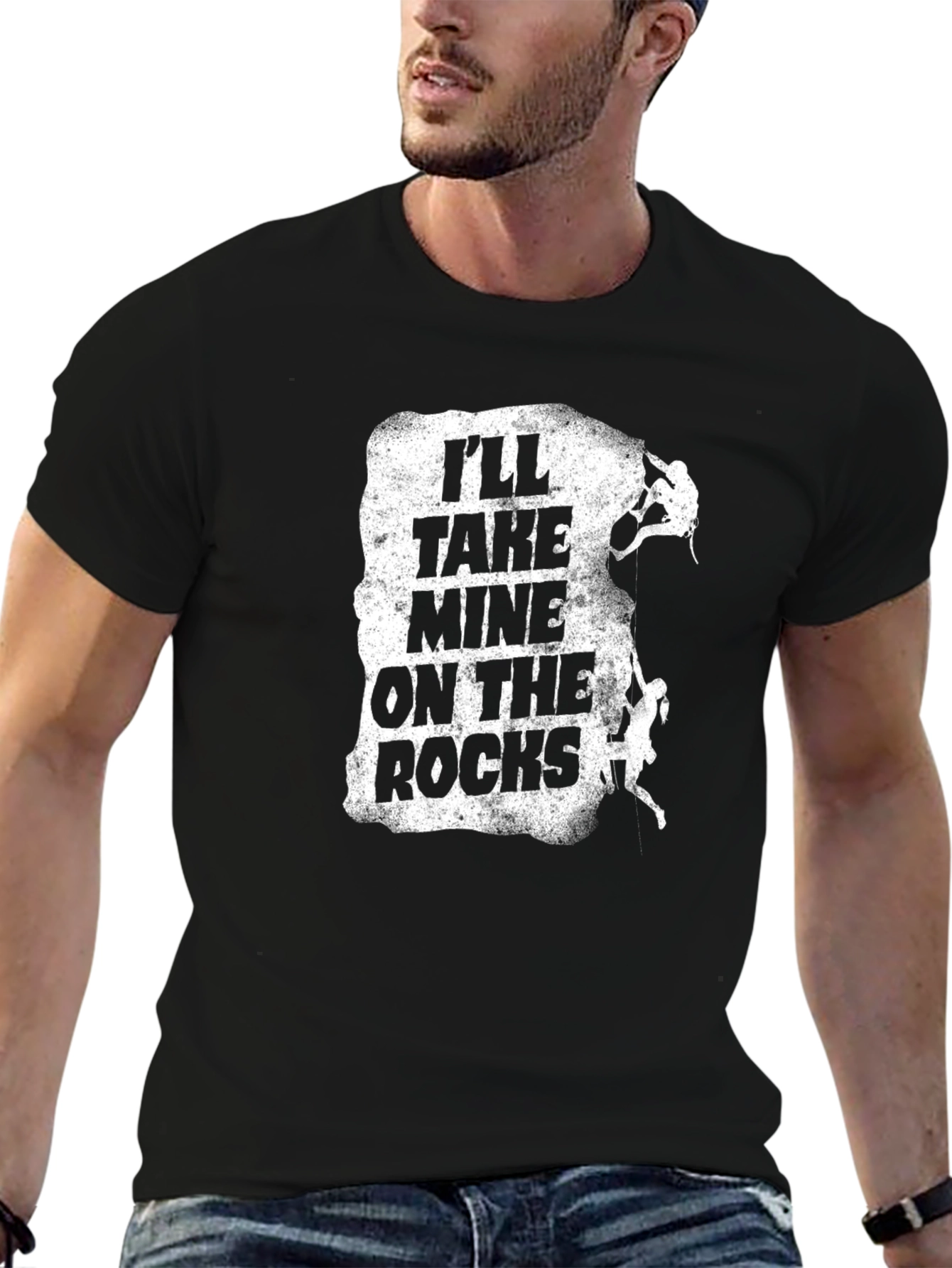 Ill Take Mine On The Rocks Graphic T-Shirt