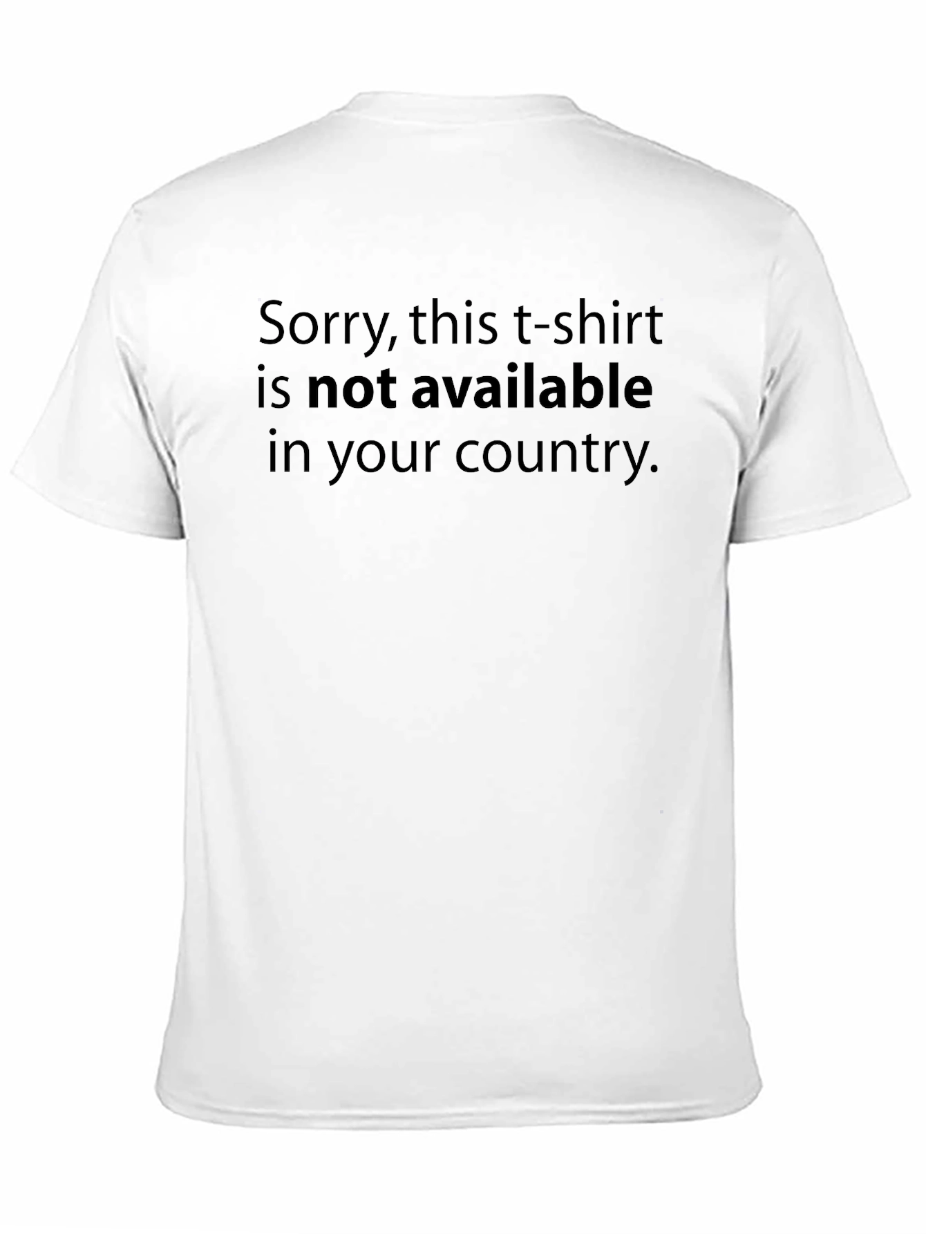 Unavailable Tee: Exclusive Black Cotton T-Shirt