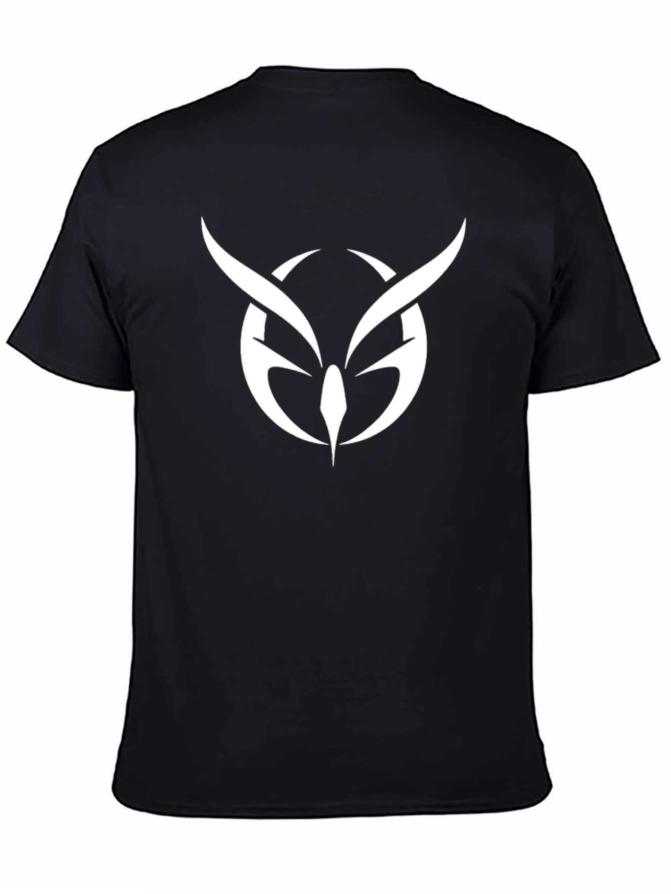Owl Logo Black T-Shirt - Unique Graphic Tee
