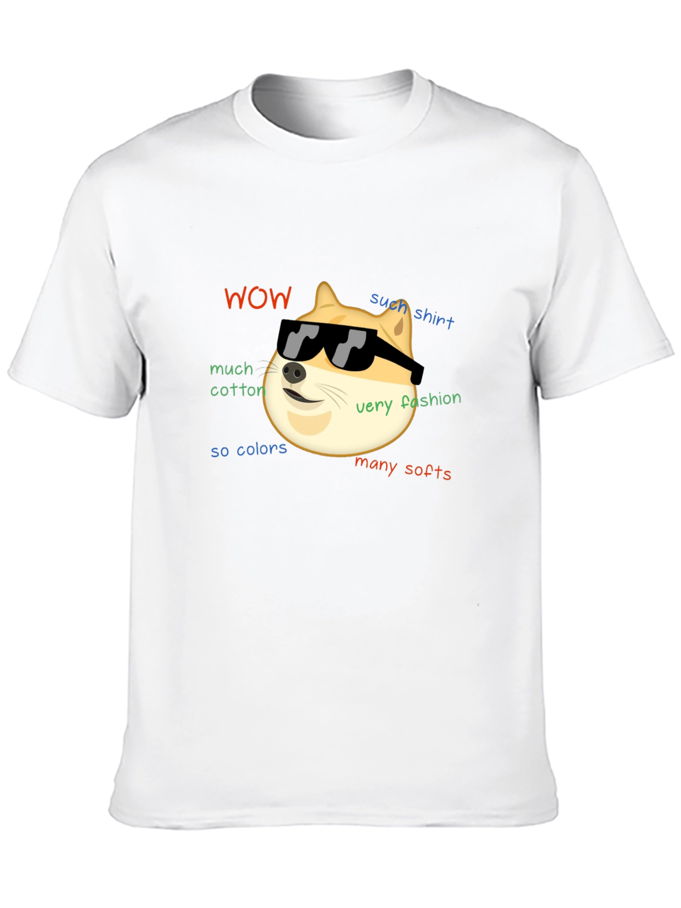 Doge Meme T-Shirt - Much Fashion Very Soft