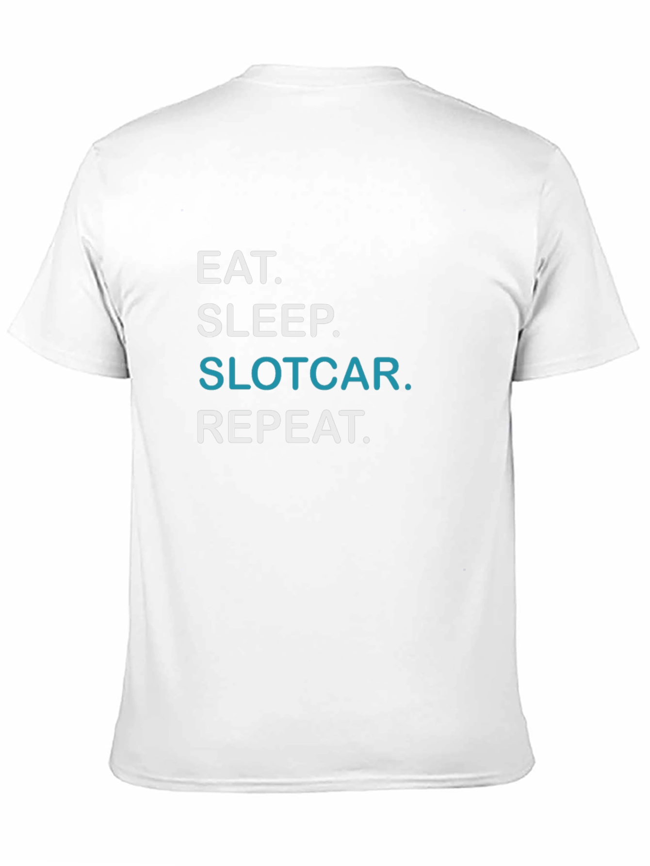 Eat Sleep Slotcar Repeat Black T-Shirt